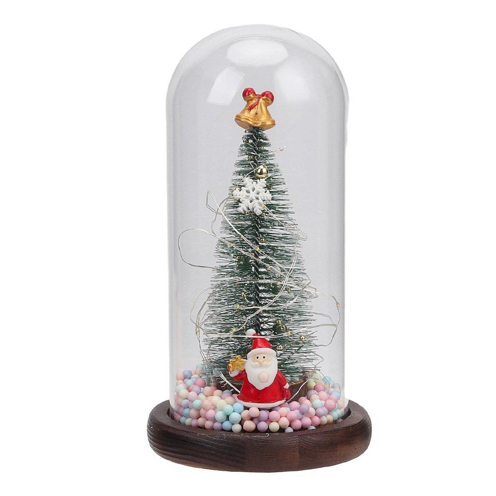 Multi - LIFE IDEAS - LED Glass Dome Christmas Tree - 4