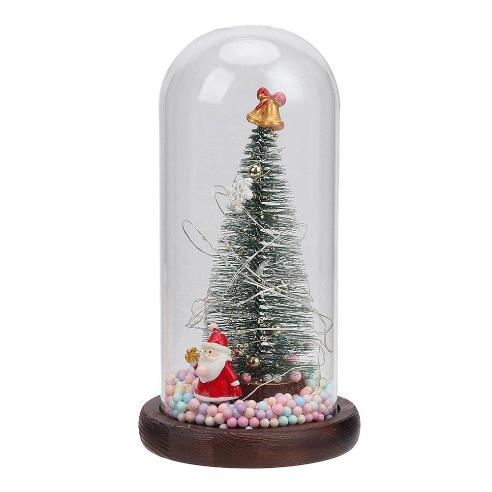 Multi - LIFE IDEAS - LED Glass Dome Christmas Tree - 6