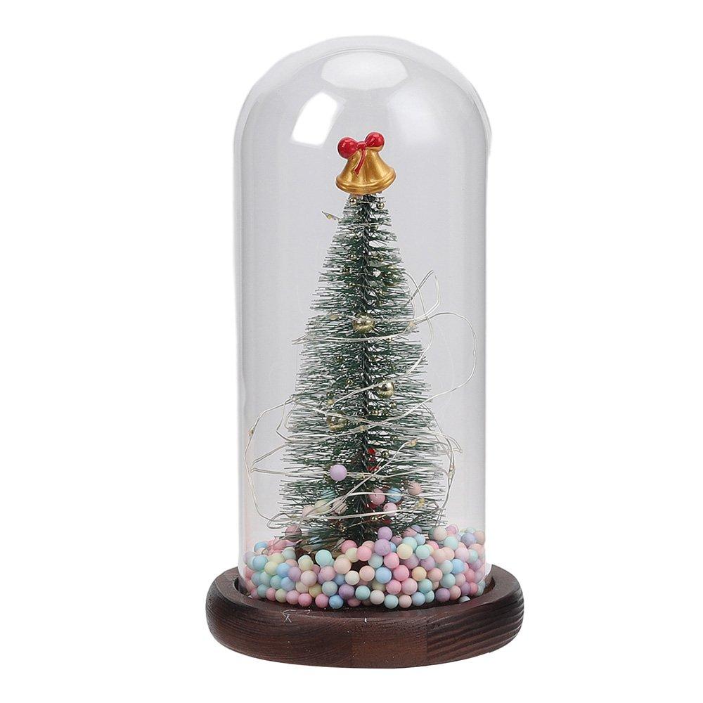 Multi - LIFE IDEAS - LED Glass Dome Christmas Tree - 7