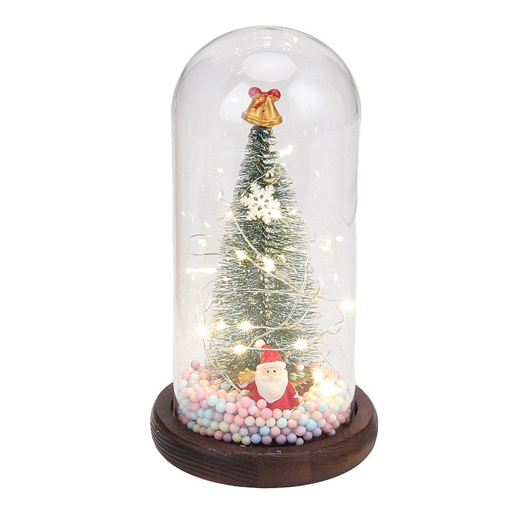 Multi - LIFE IDEAS - LED Glass Dome Christmas Tree - 8