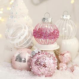 LIFE IDEAS 25pcs Christmas Ball Ornament Set