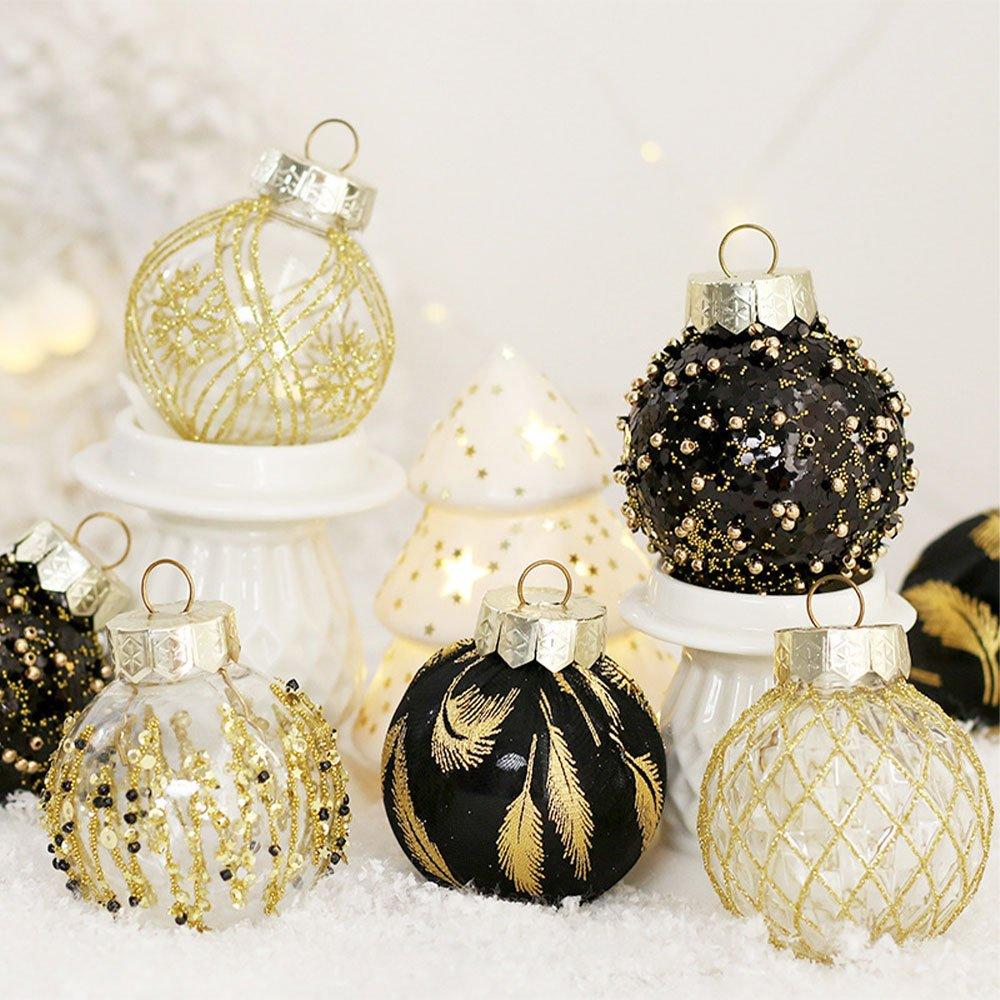 Gold - LIFE IDEAS - 25pcs Christmas Ball Ornament Set - 1