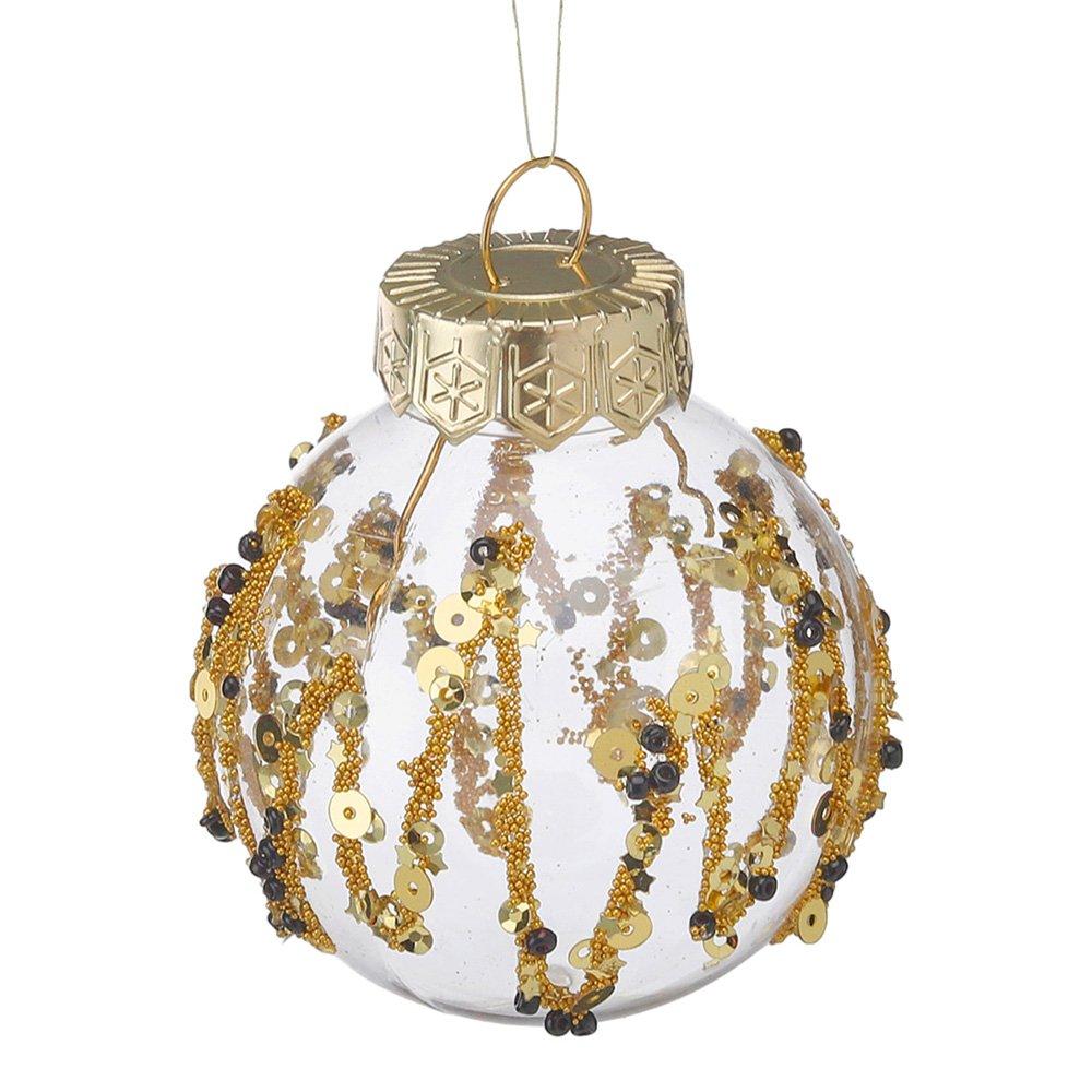 Gold - LIFE IDEAS - 25pcs Christmas Ball Ornament Set - 5