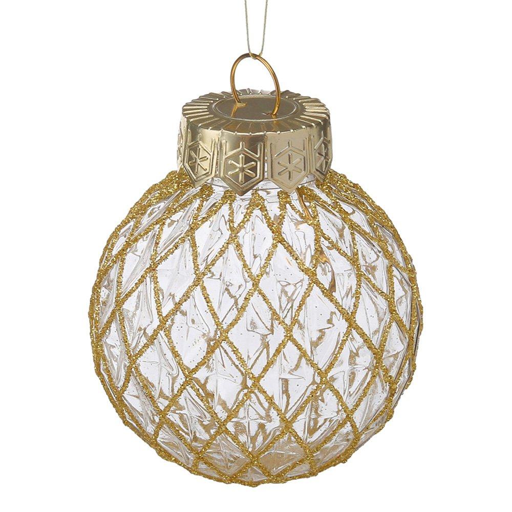 Gold - LIFE IDEAS - 25pcs Christmas Ball Ornament Set - 7