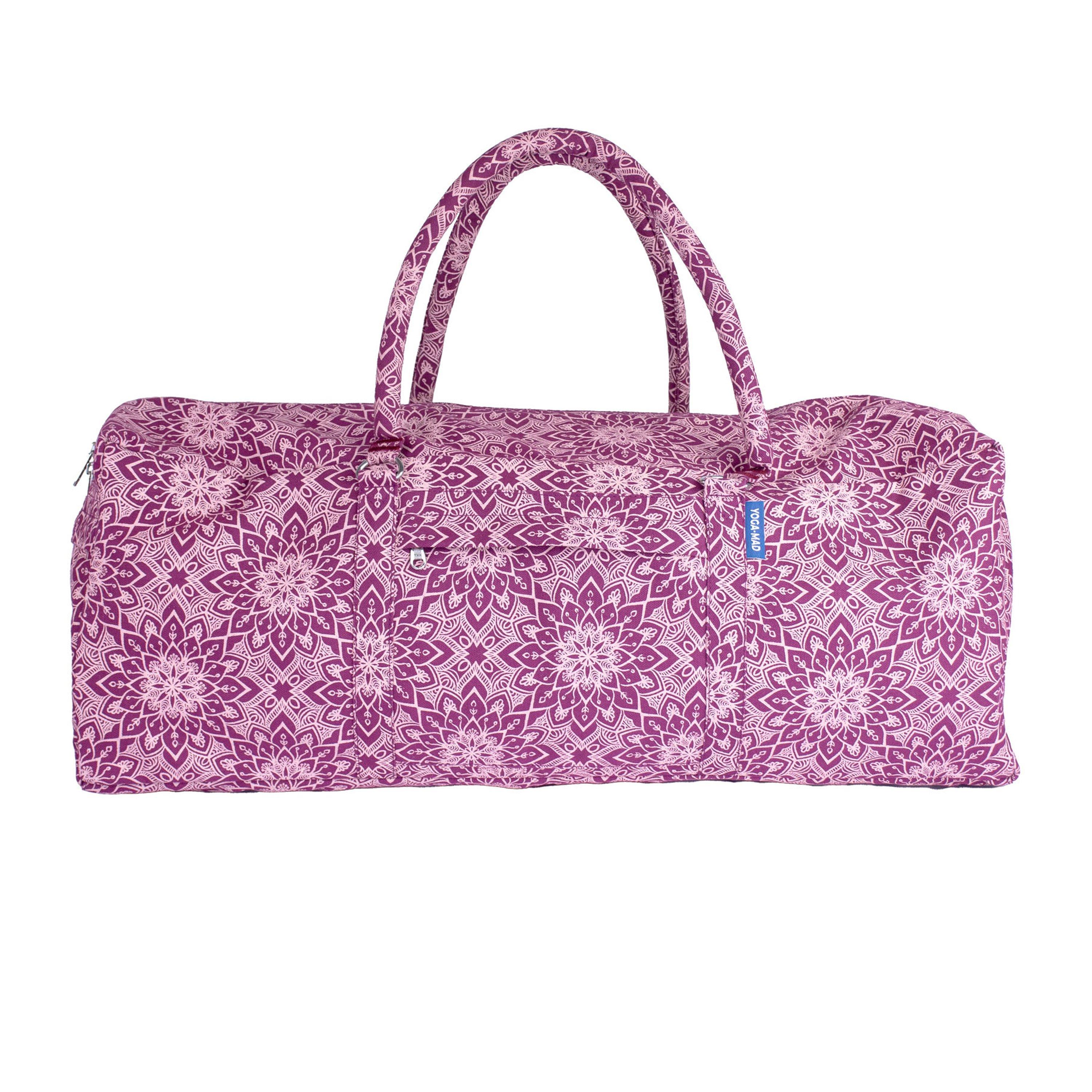 Fitness-Mad  Mandala Yoga Kit Bag - Burgundy