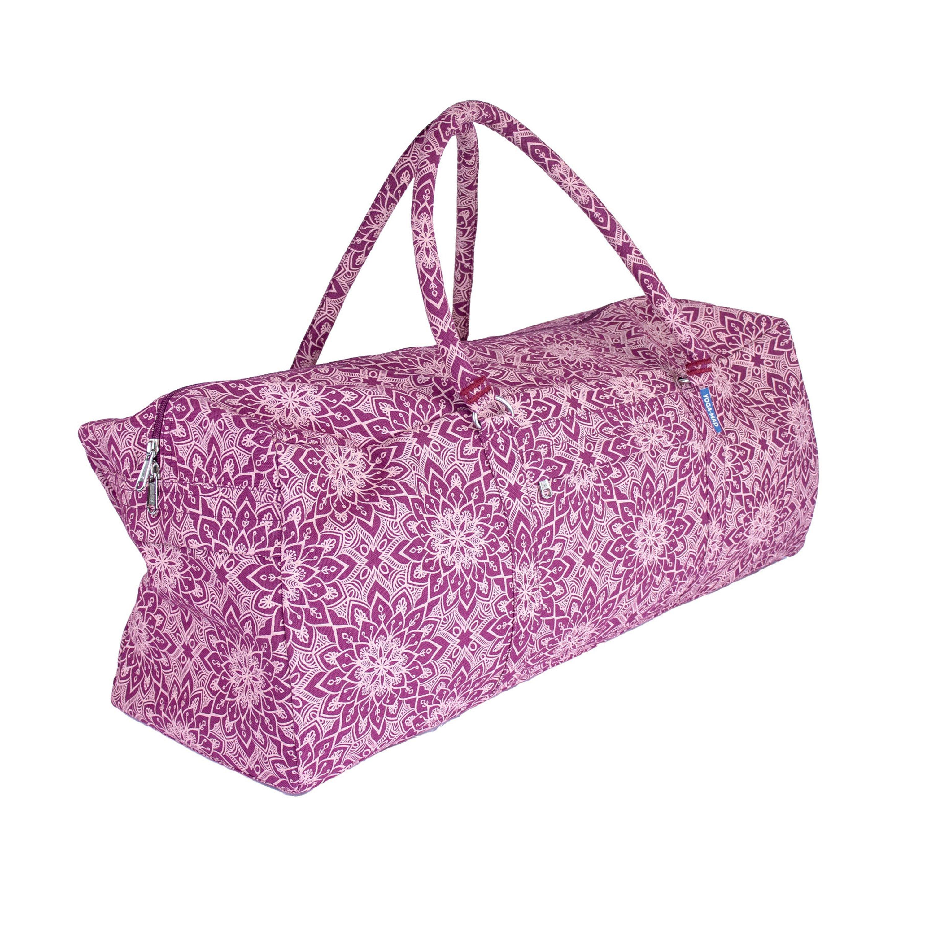 Burgundy - Fitness-Mad - Mandala Yoga Kit Bag - 3
