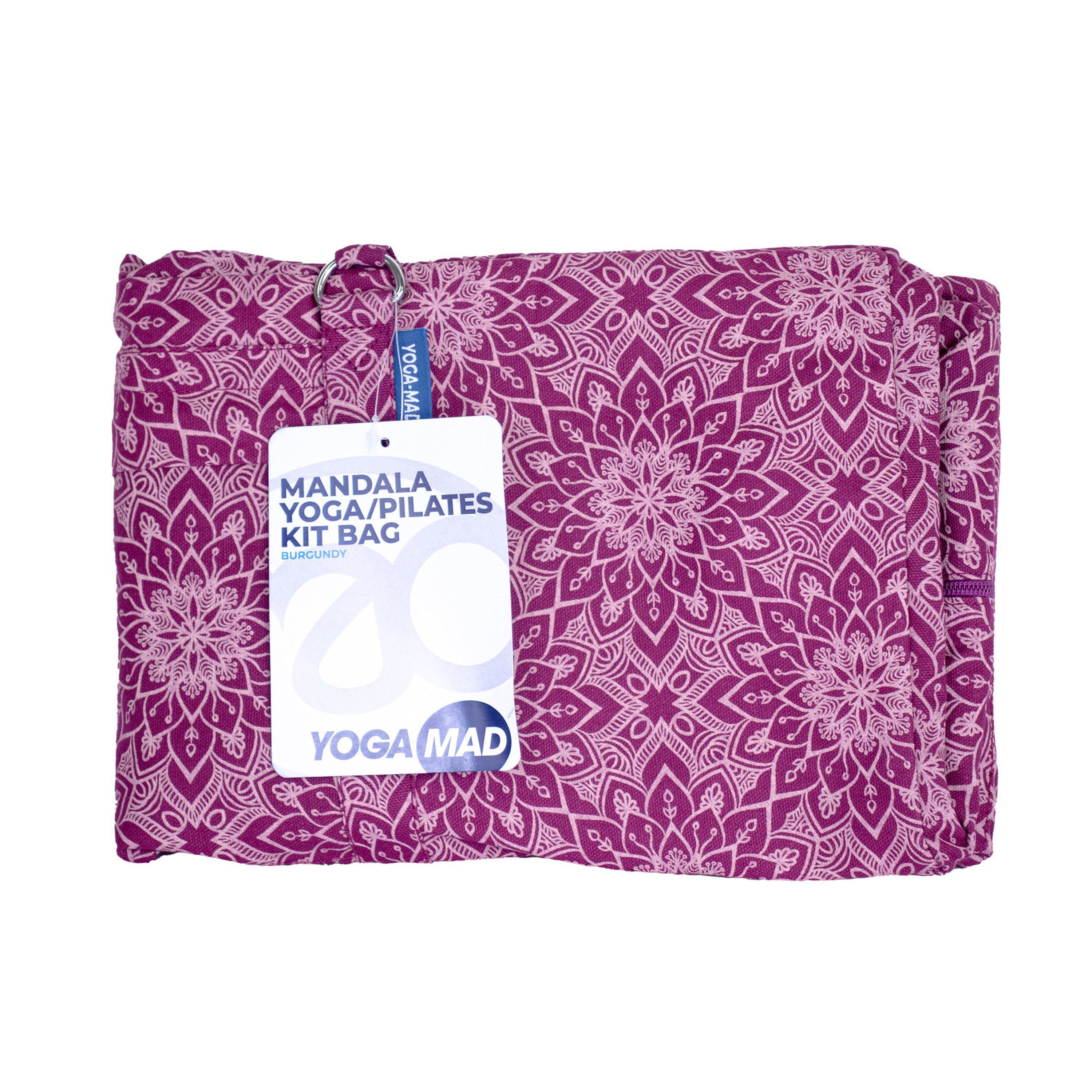 Burgundy - Fitness-Mad - Mandala Yoga Kit Bag - 4