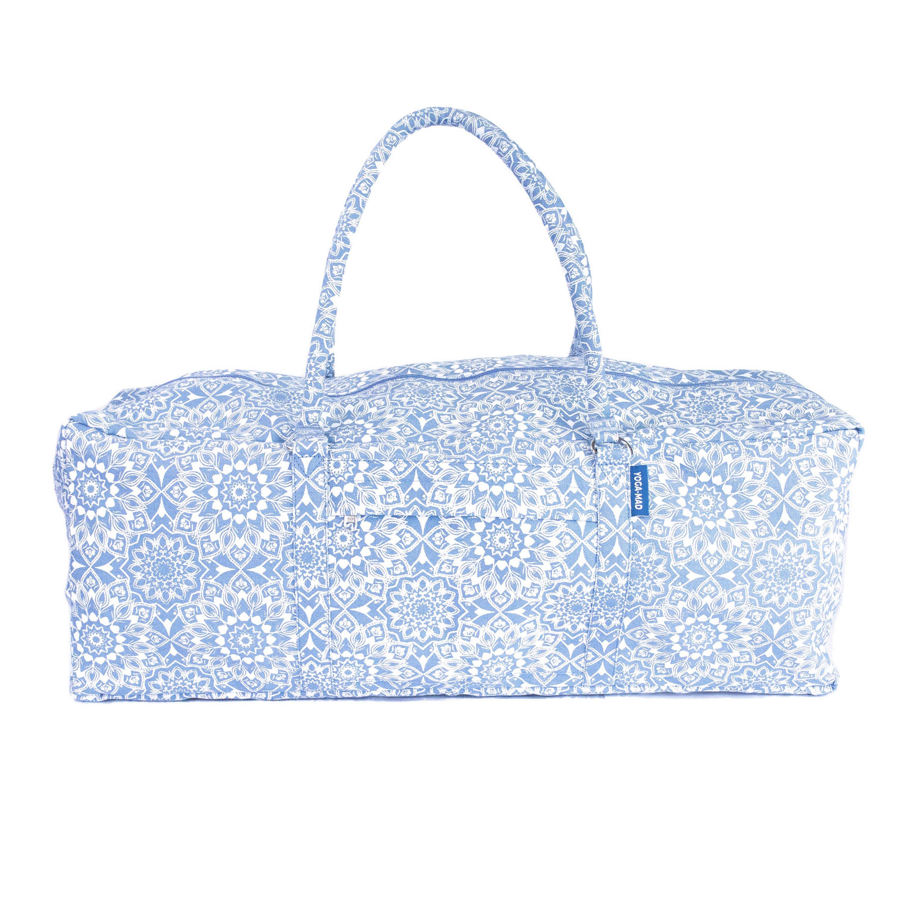 Fitness-Mad  Mandala Yoga Kit Bag - Light Blue