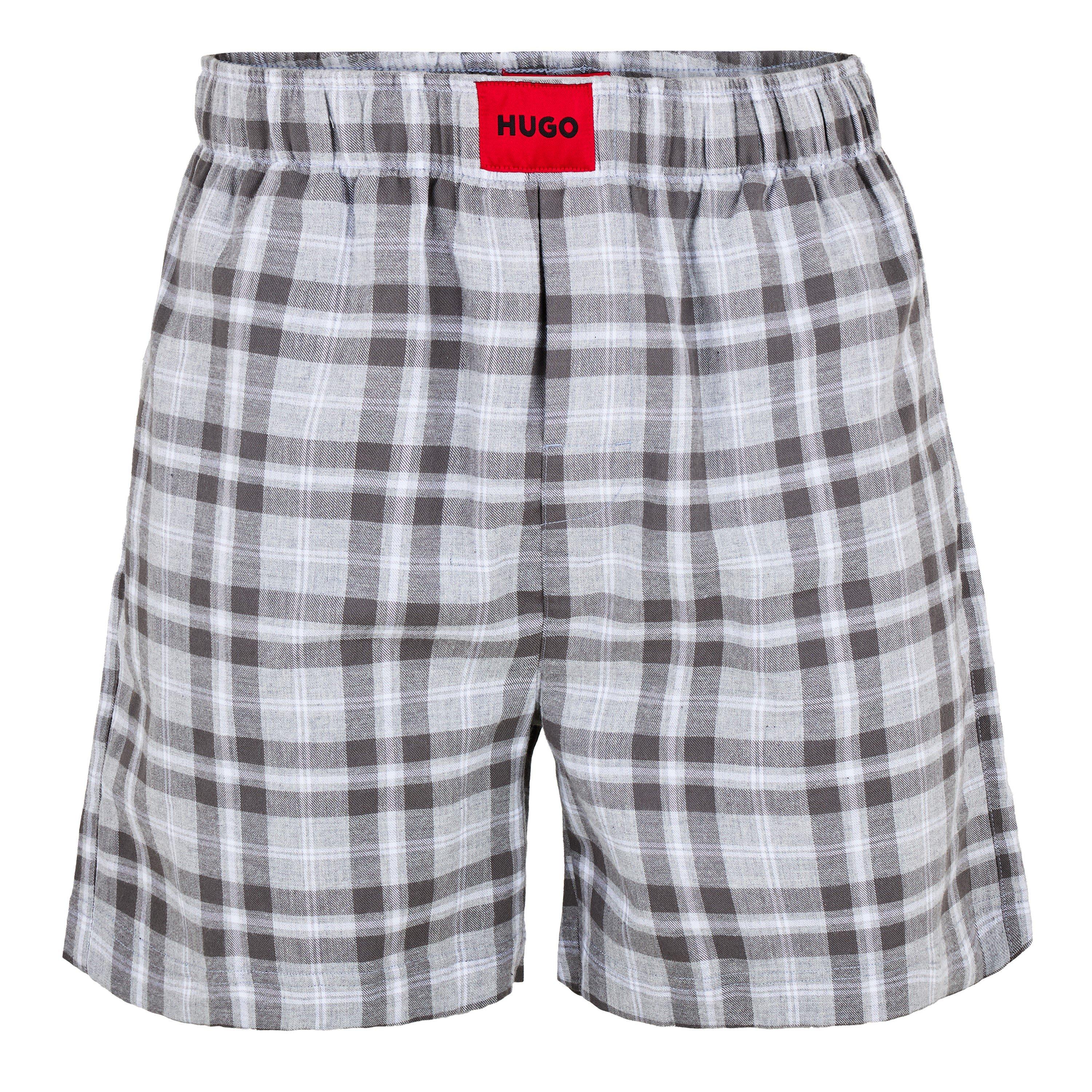 Dark Grey - Hugo - Hugo Check Short Set 10272538 01 Pyjama Mens - 2
