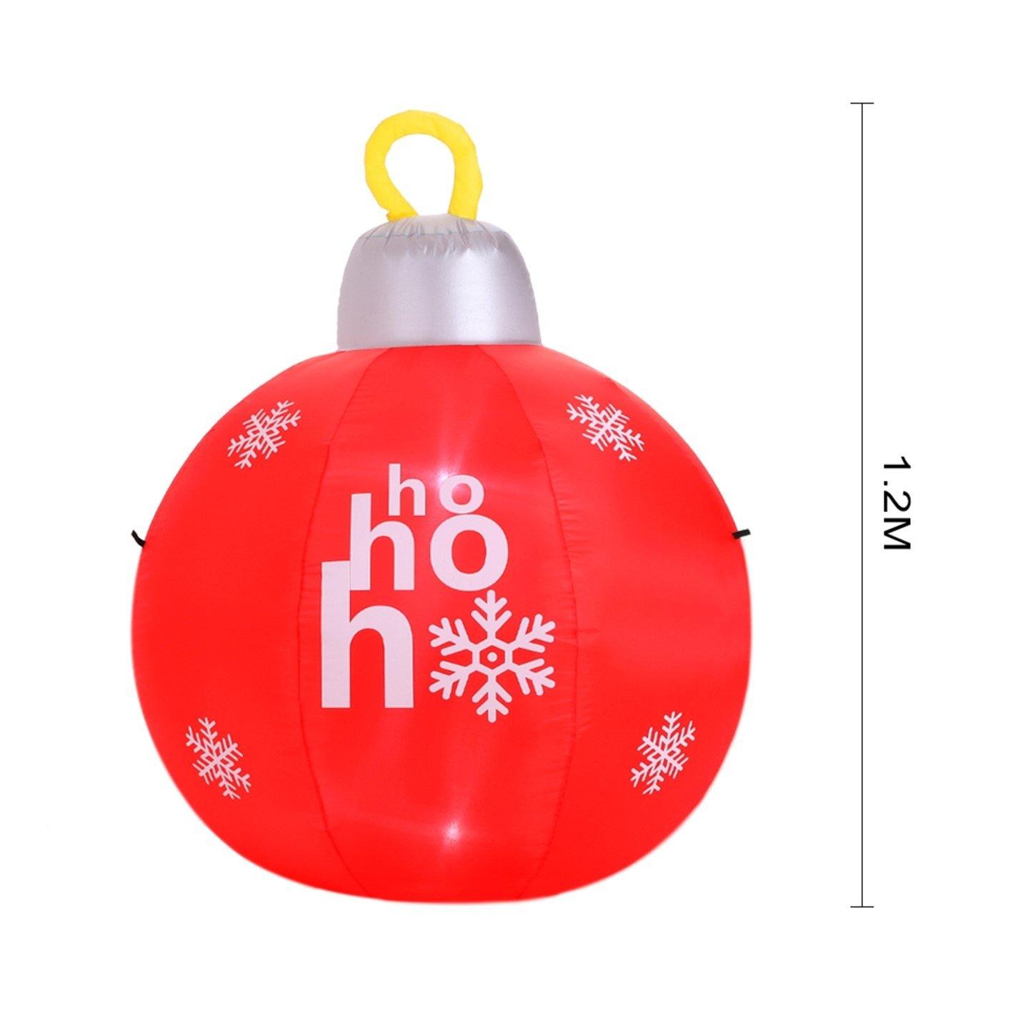 Red - LIFE IDEAS - 120cm Christmas Ball Decoration - 11