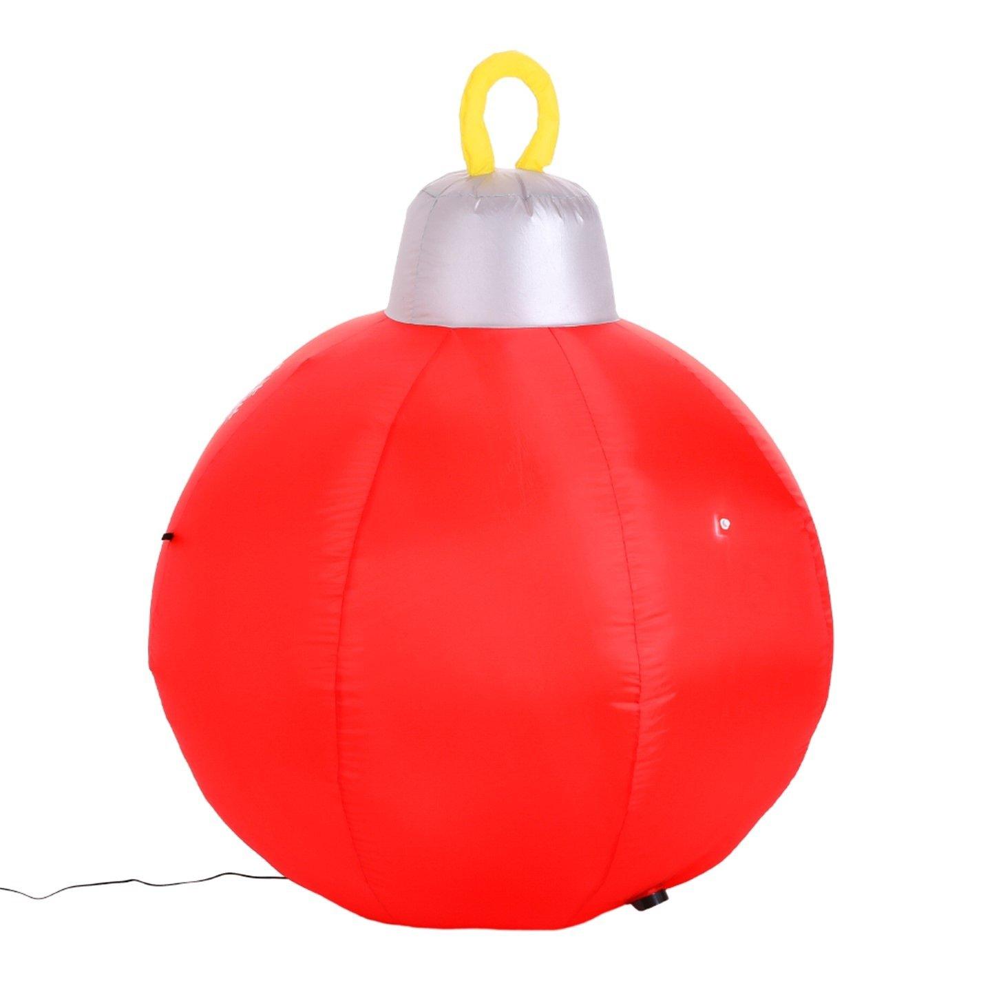 Red - LIFE IDEAS - 120cm Christmas Ball Decoration - 4