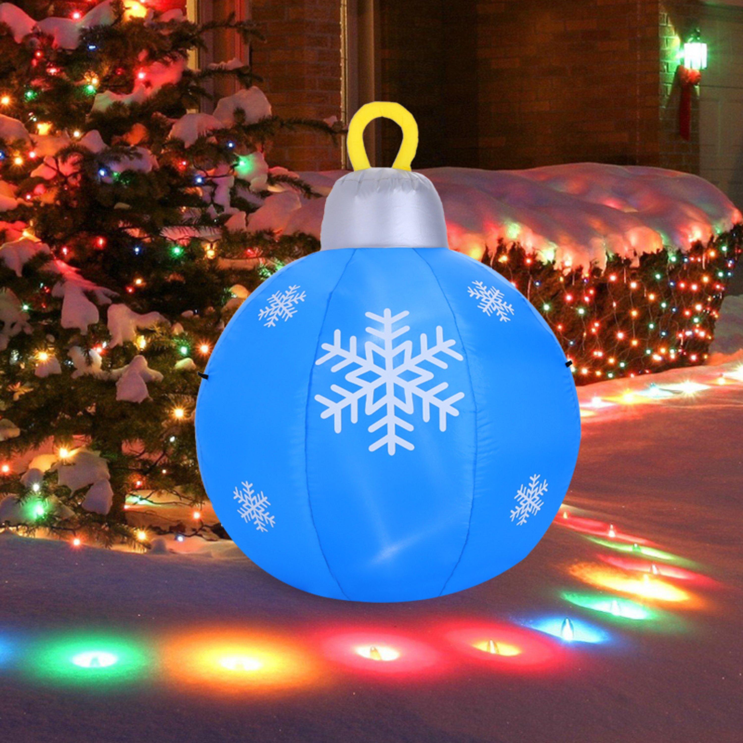 Blue - LIFE IDEAS - 120cm Christmas Ball Decoration - 2