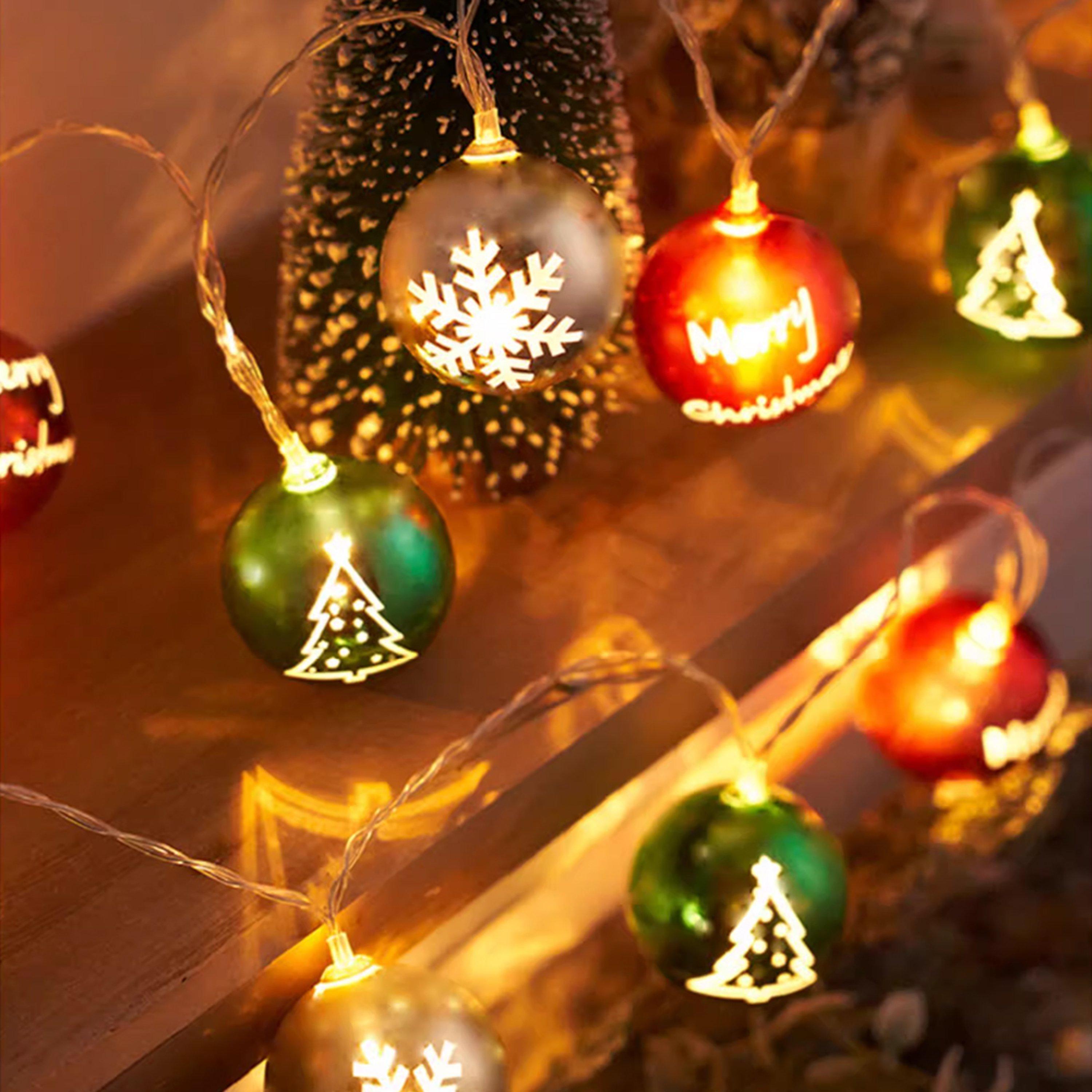 LIFE IDEAS Multicoloured Christmas Ball Ornament