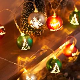 LIFE IDEAS Multicoloured Christmas Ball Ornament