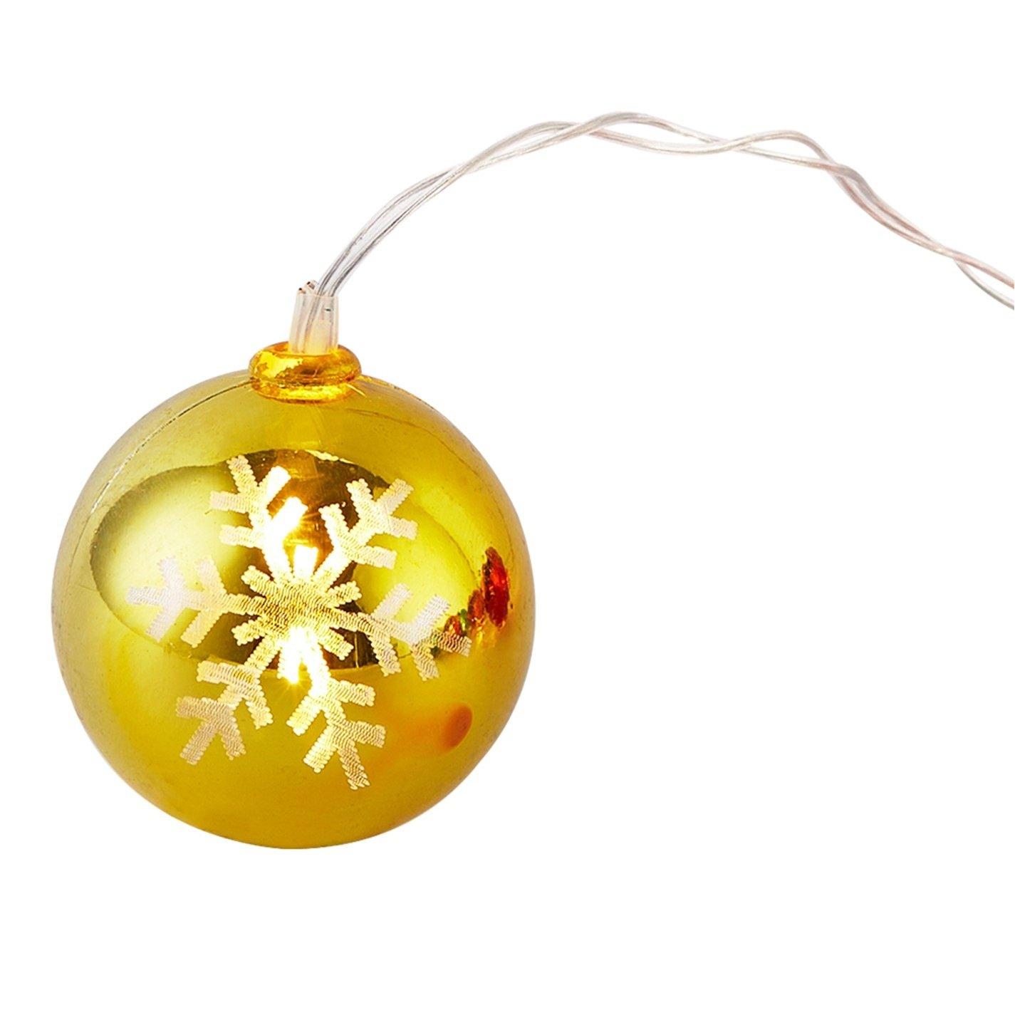 Multi 01 - LIFE IDEAS - Multicoloured Christmas Ball Ornament - 9