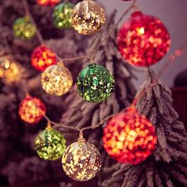 LIFE IDEAS Multicoloured Christmas Ball Ornament