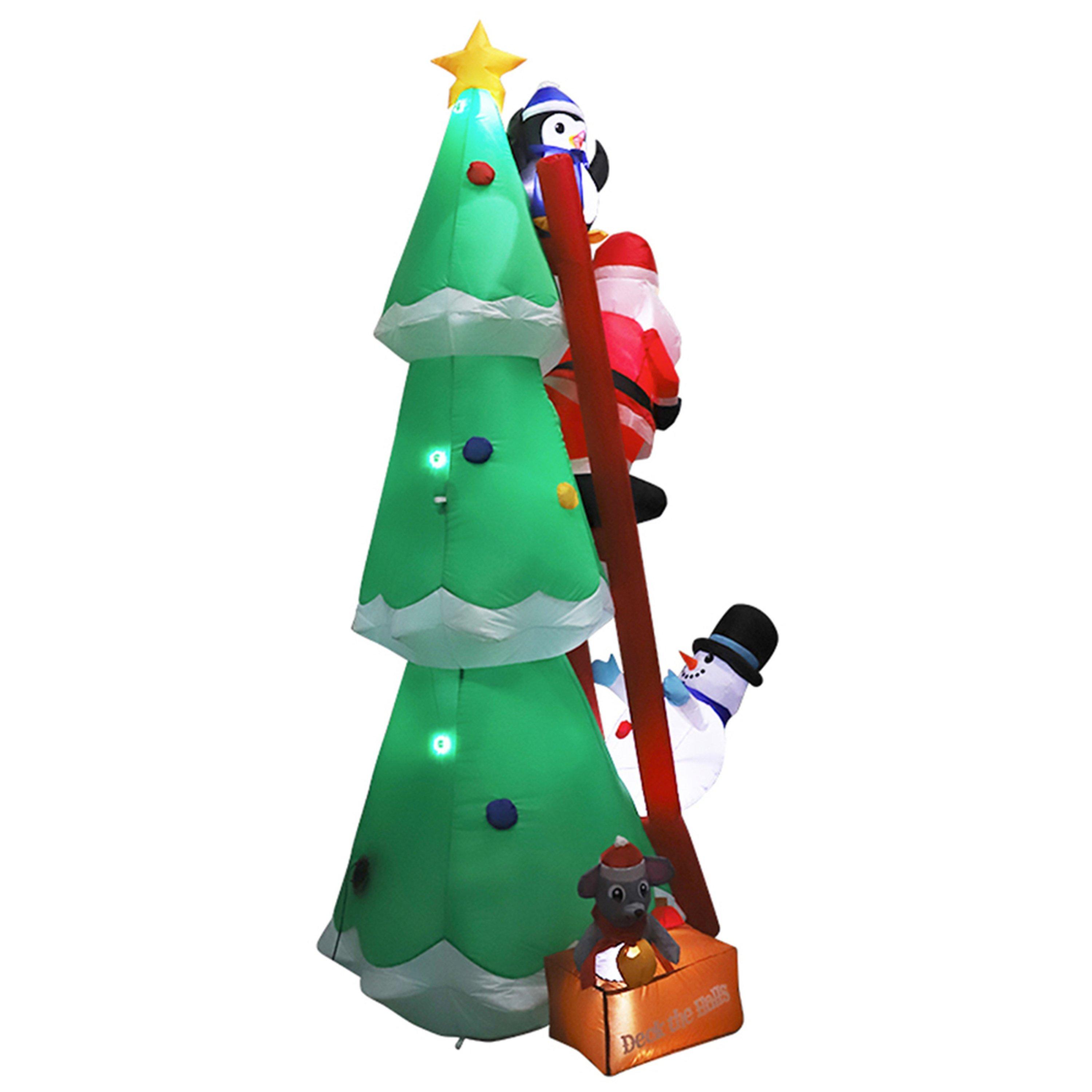 Multi-Colour - LIFE IDEAS - Santa and Friends Christmas Decoration - 3