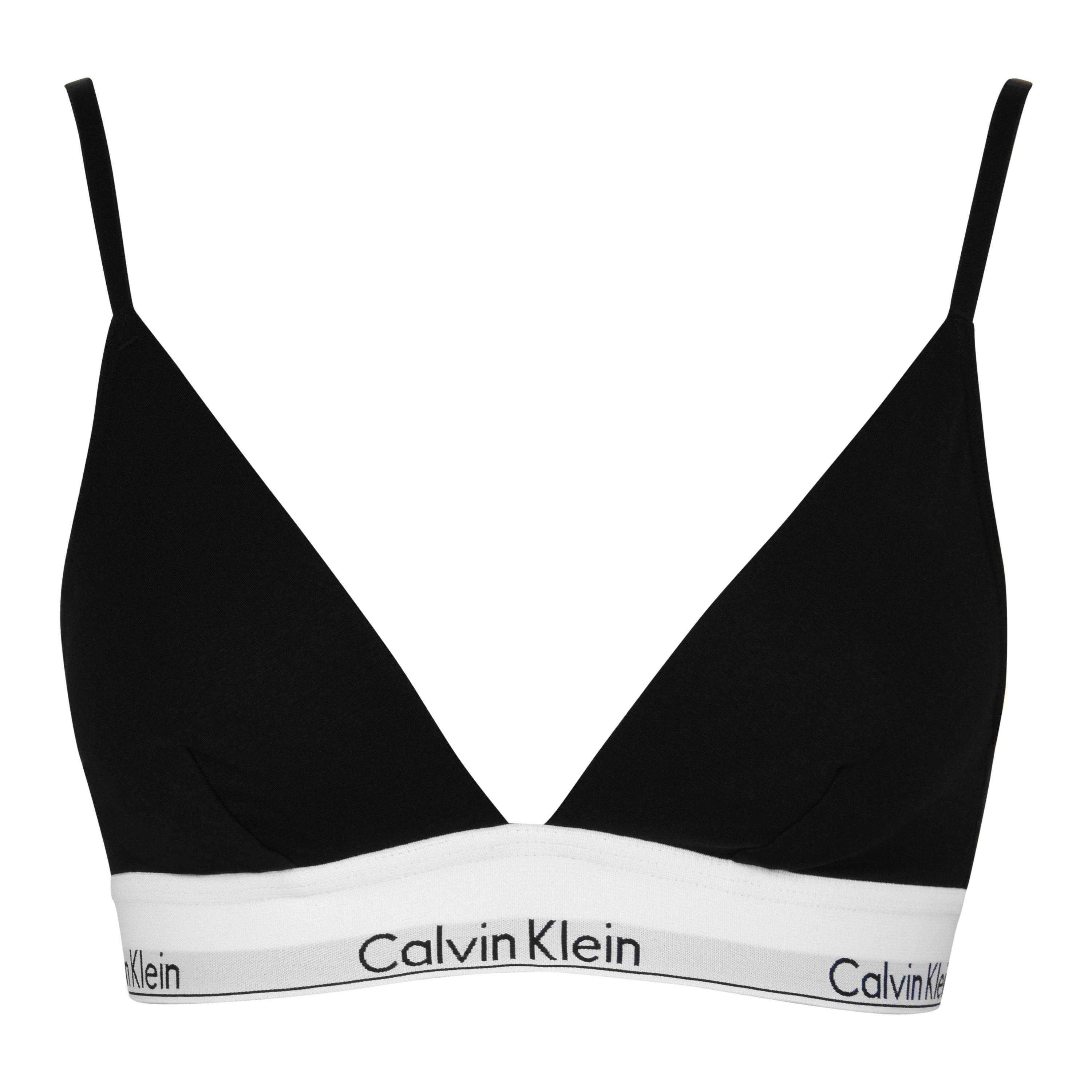 Black - Calvin Klein - Modern Cotton Triangle Bra - 1
