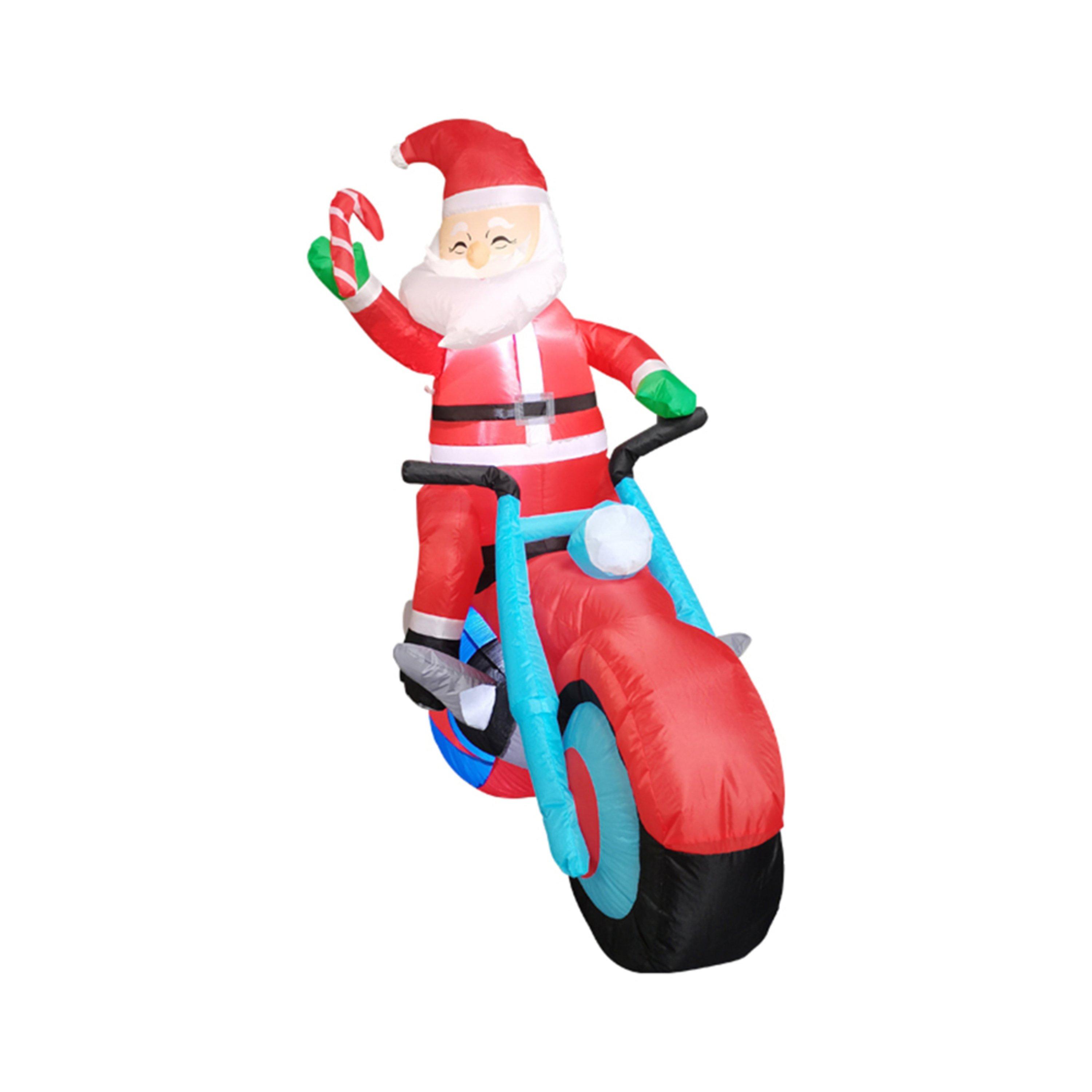 Multi-Colour - LIFE IDEAS - 1.8M Christmas Inflatable Decoration - 2