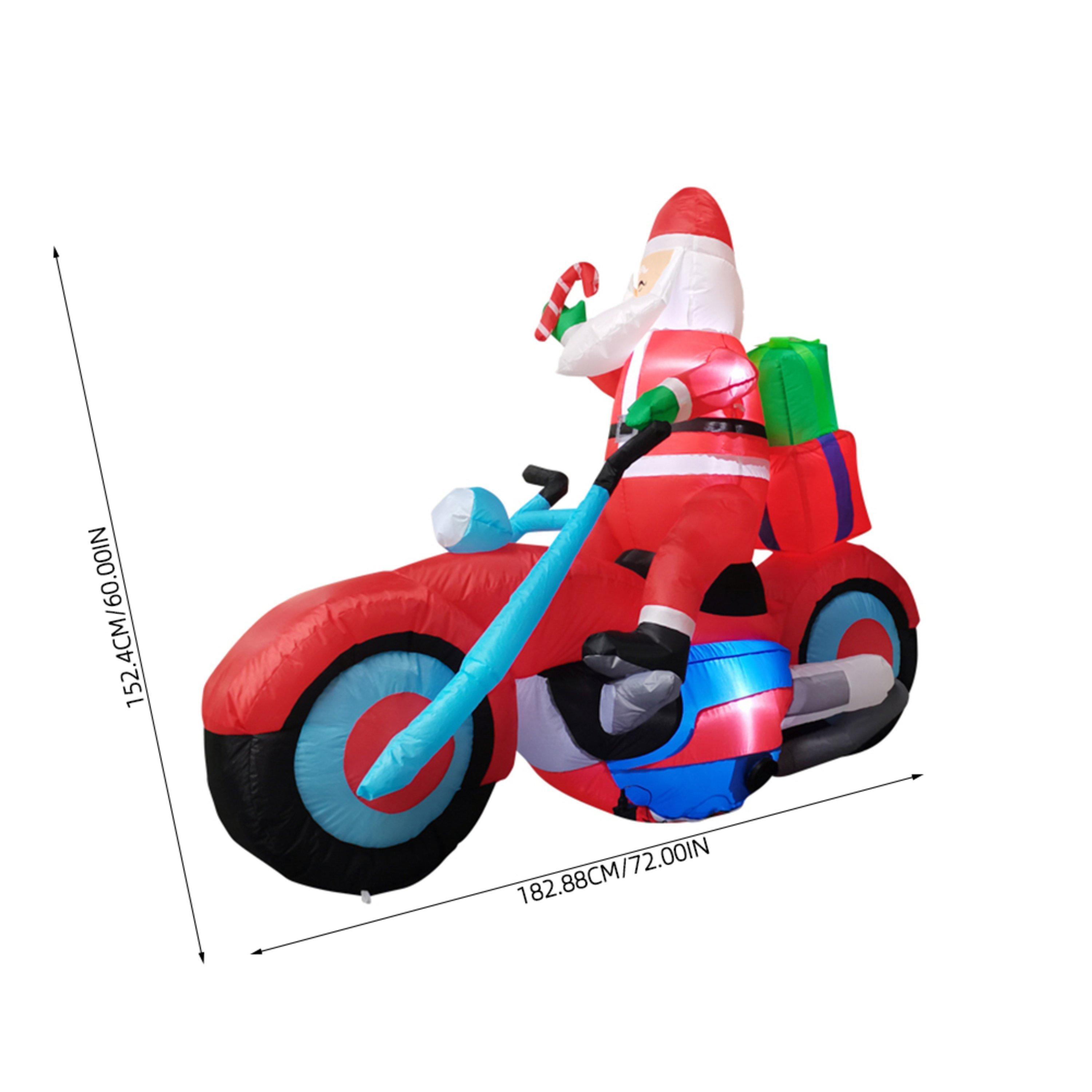 Multi-Colour - LIFE IDEAS - 1.8M Christmas Inflatable Decoration - 6