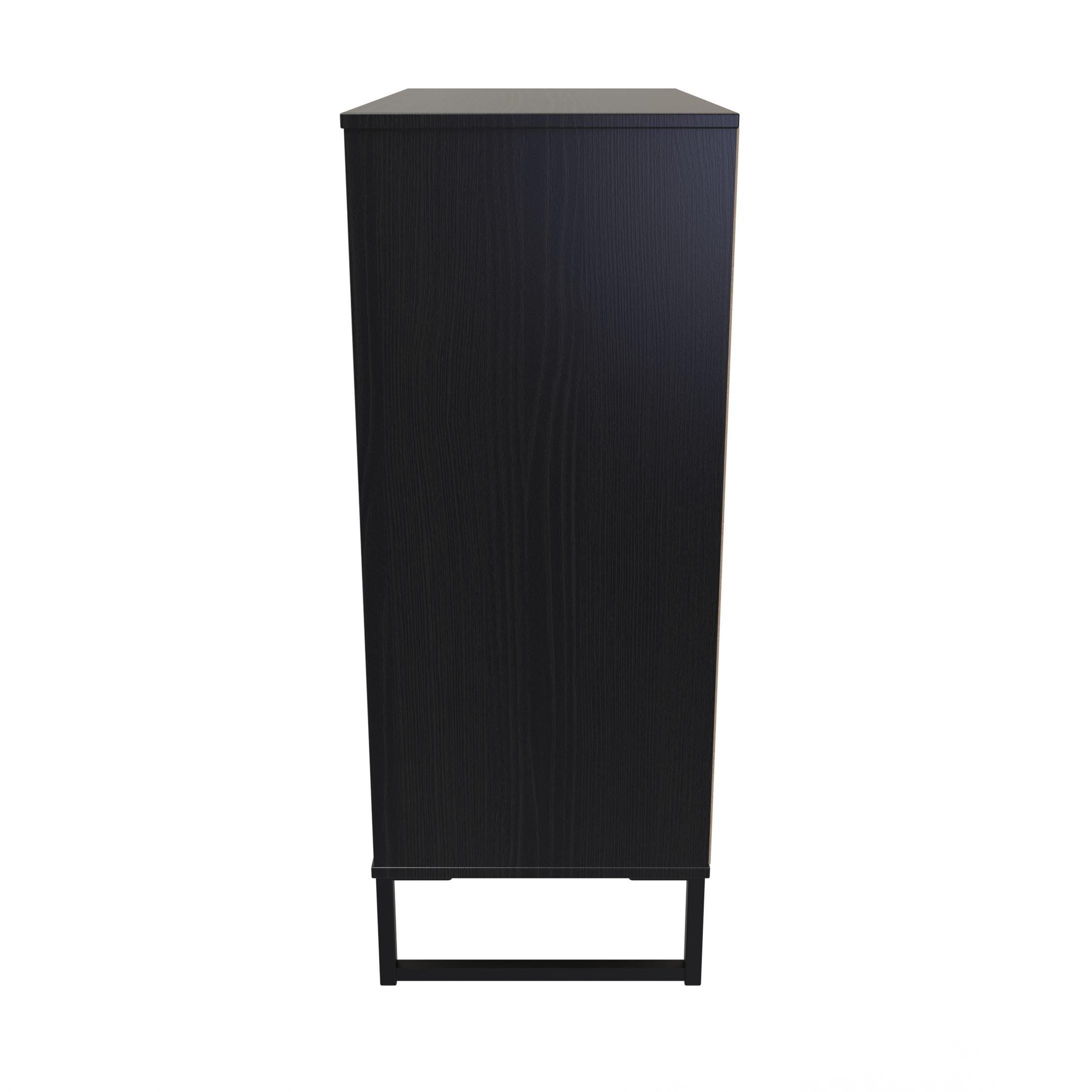 Black Matt - Welcome Furniture - Hong Kong  5 Drawer Chest - 2