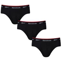 Reebok 3 Pack Wiggins Briefs Mens