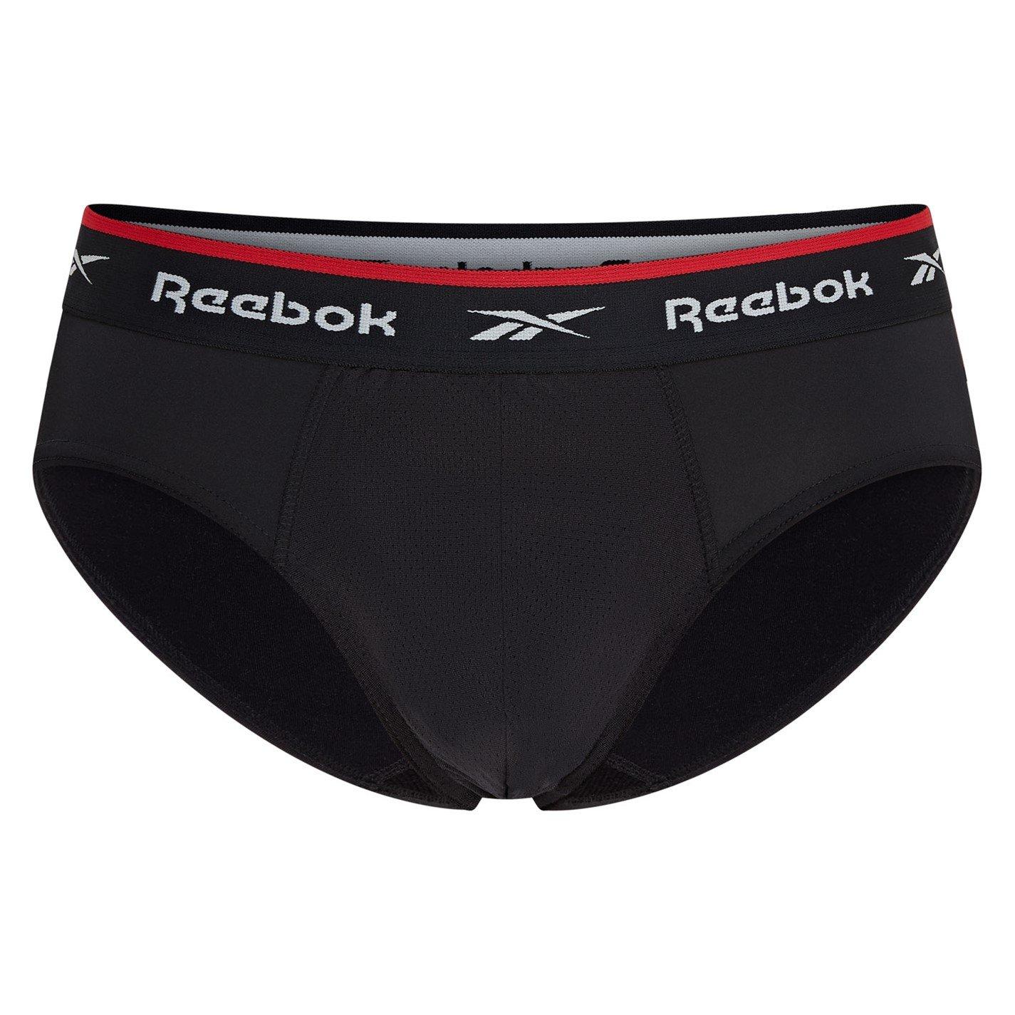 Schwarz - Reebok - 3 Pack Mens Performance Briefs - 2