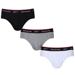 Reebok 3 Pack Wiggins Briefs Mens