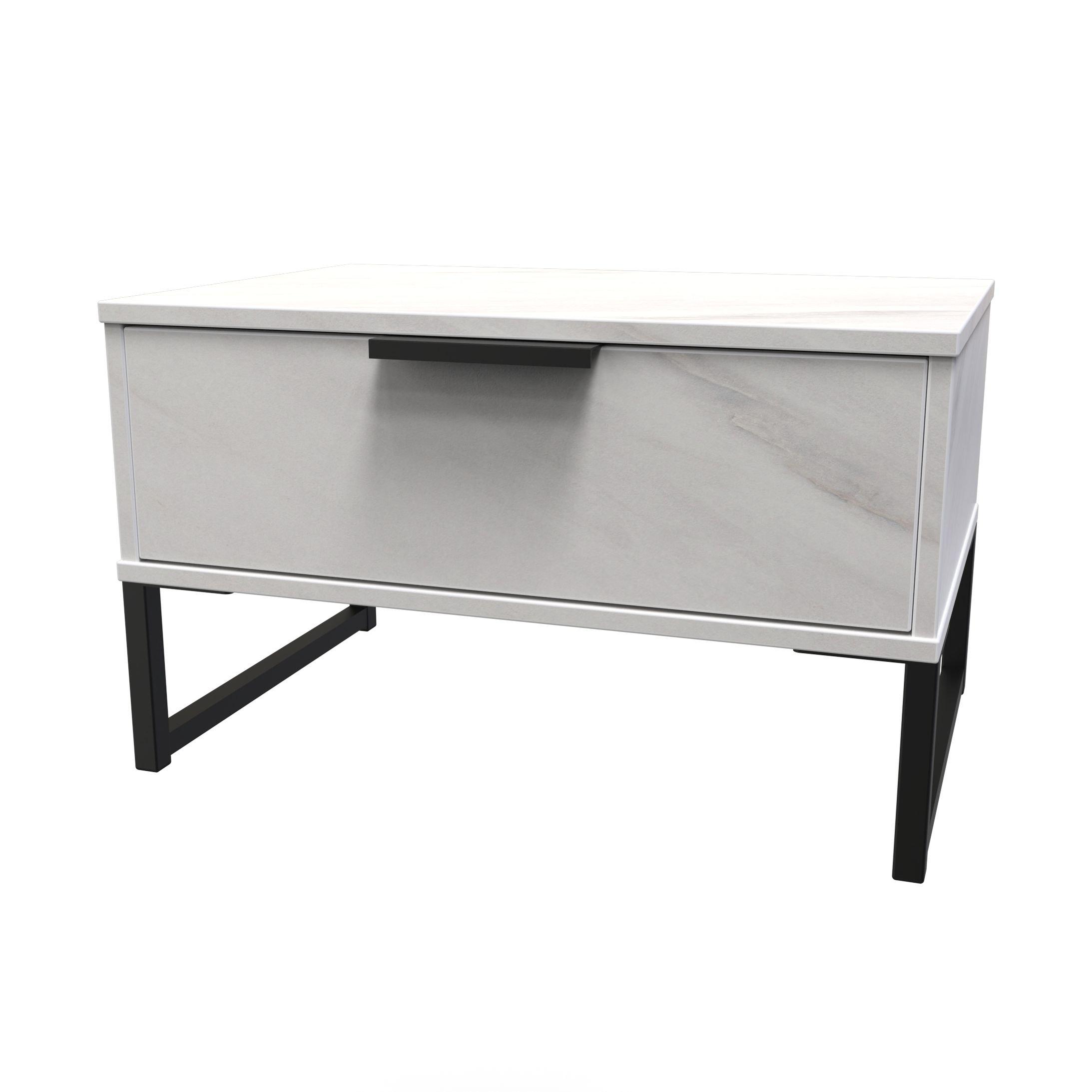 Marble - Welcome Furniture - Hong Kong  1 Drawer Wide Side Table - 3