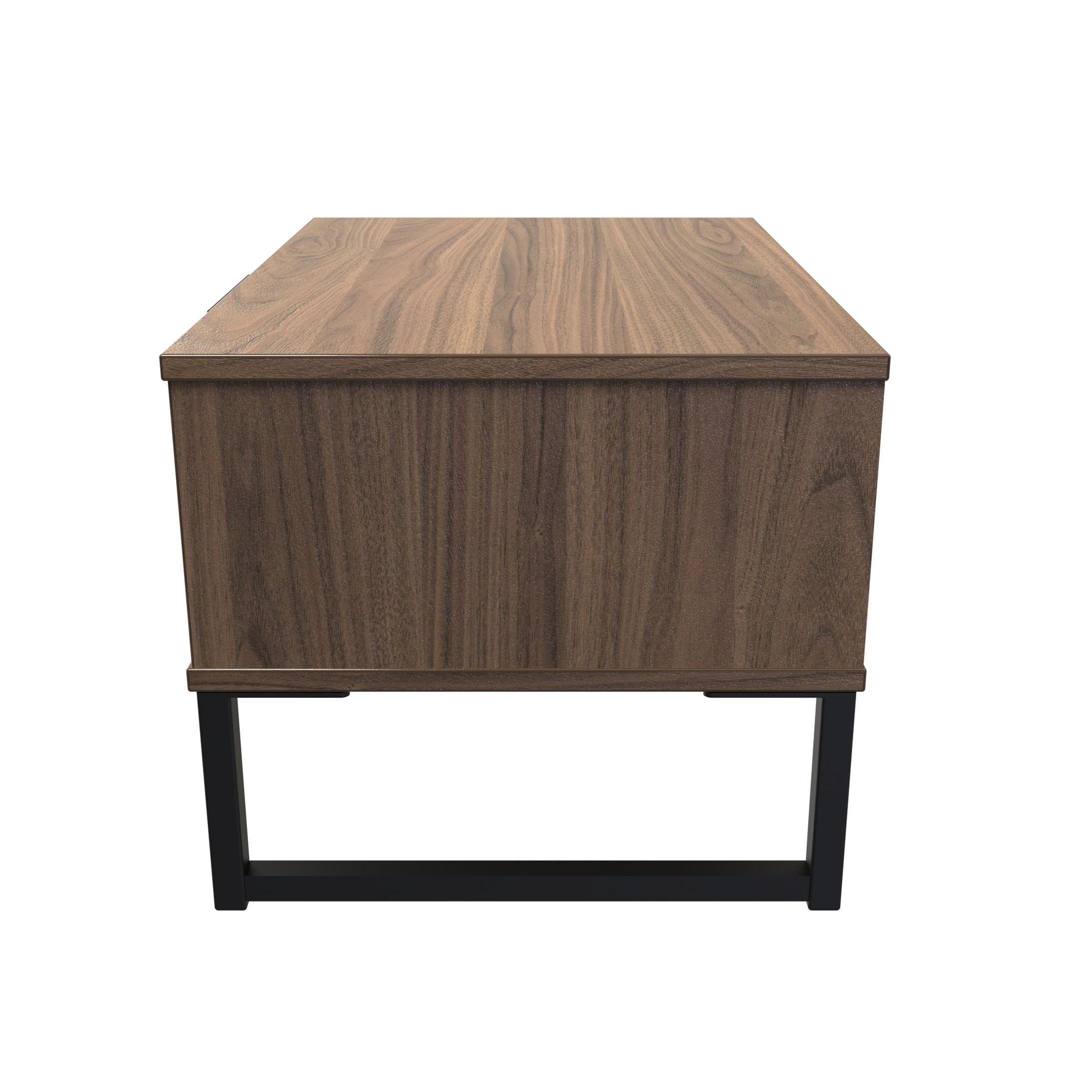 Carini Walnut - Welcome Furniture - Hong Kong  1 Drawer Wide Side Table - 2