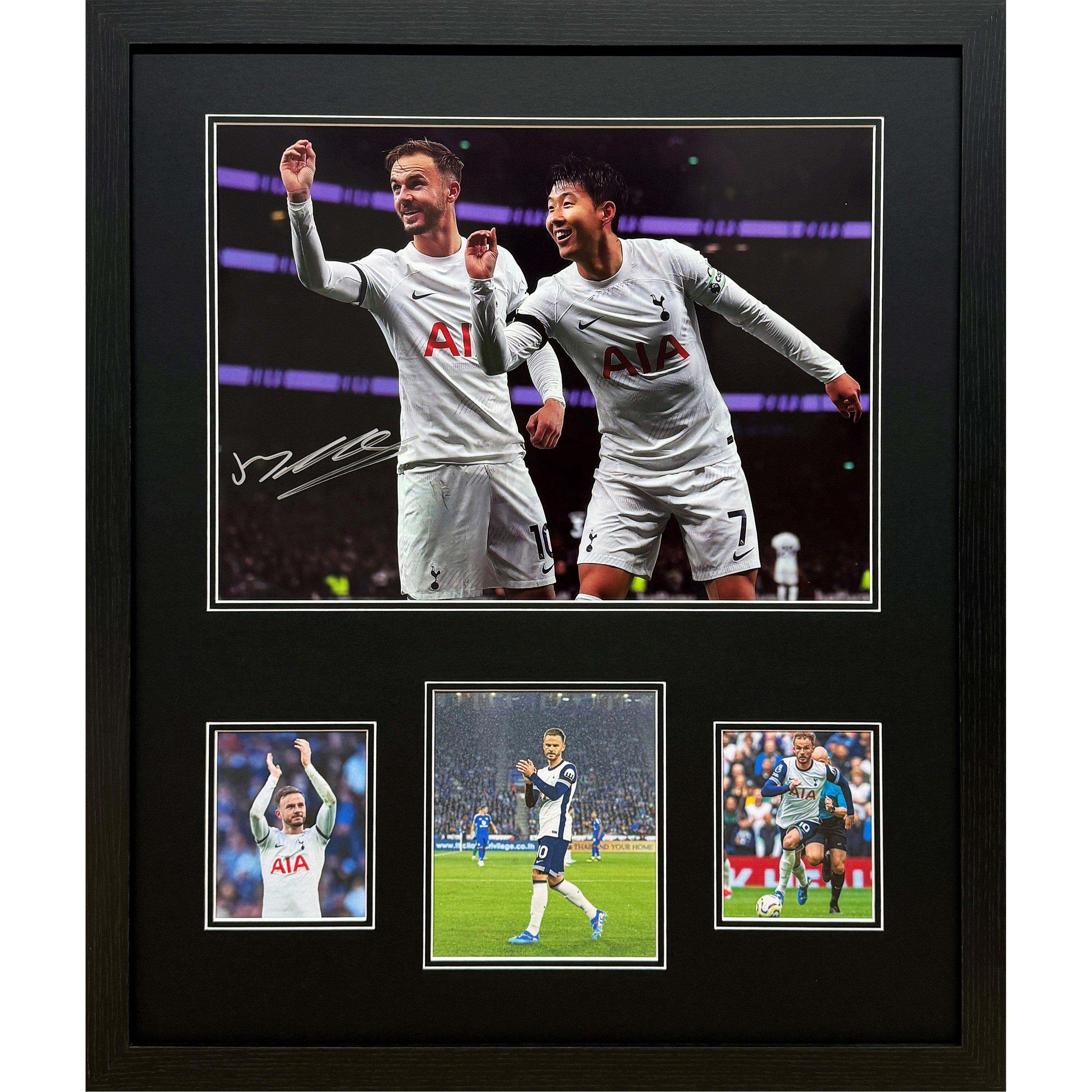 Allstarsignings Ltd  James Maddison Signed Tottenham Hotspur Photo - White