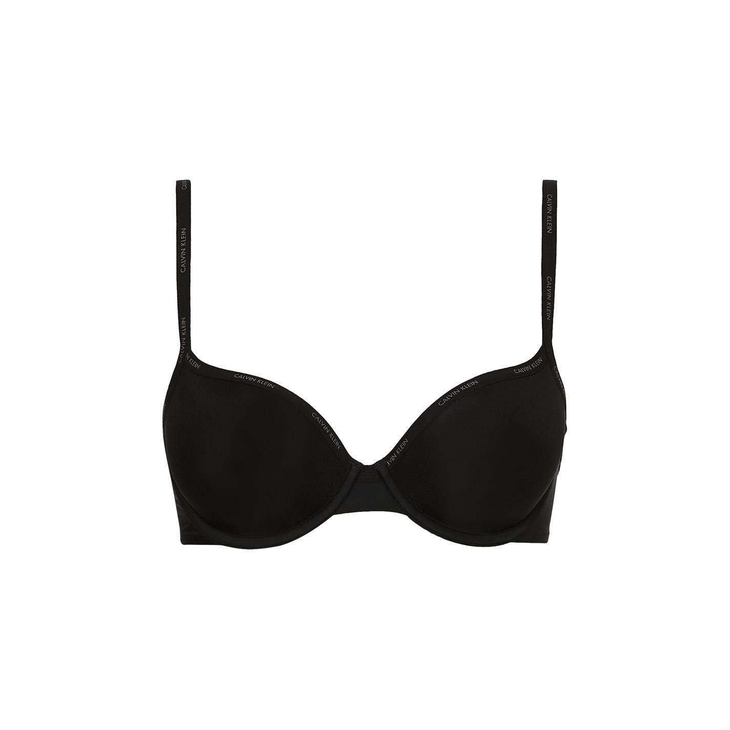 Nero 001 - Calvin Klein - Sheer Marq Demi Lightly Lined Bra - 4