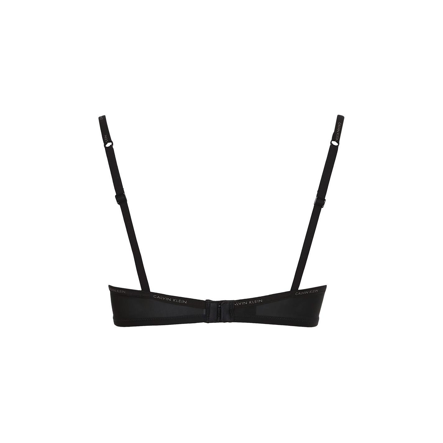 Nero 001 - Calvin Klein - Sheer Marq Demi Lightly Lined Bra - 5