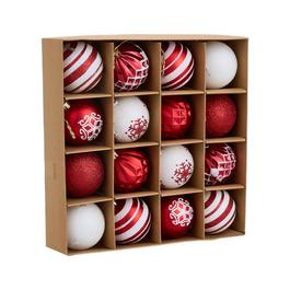 LIFE IDEAS 16 pieces Christmas Ball Ornament Set