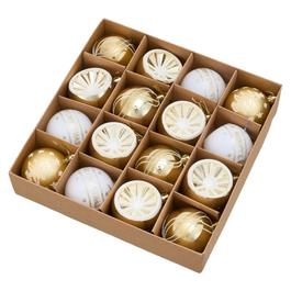 LIFE IDEAS 16 pieces Christmas Ball Ornament Set