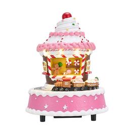 LIFE IDEAS Xmas Cake Music Box Ornament