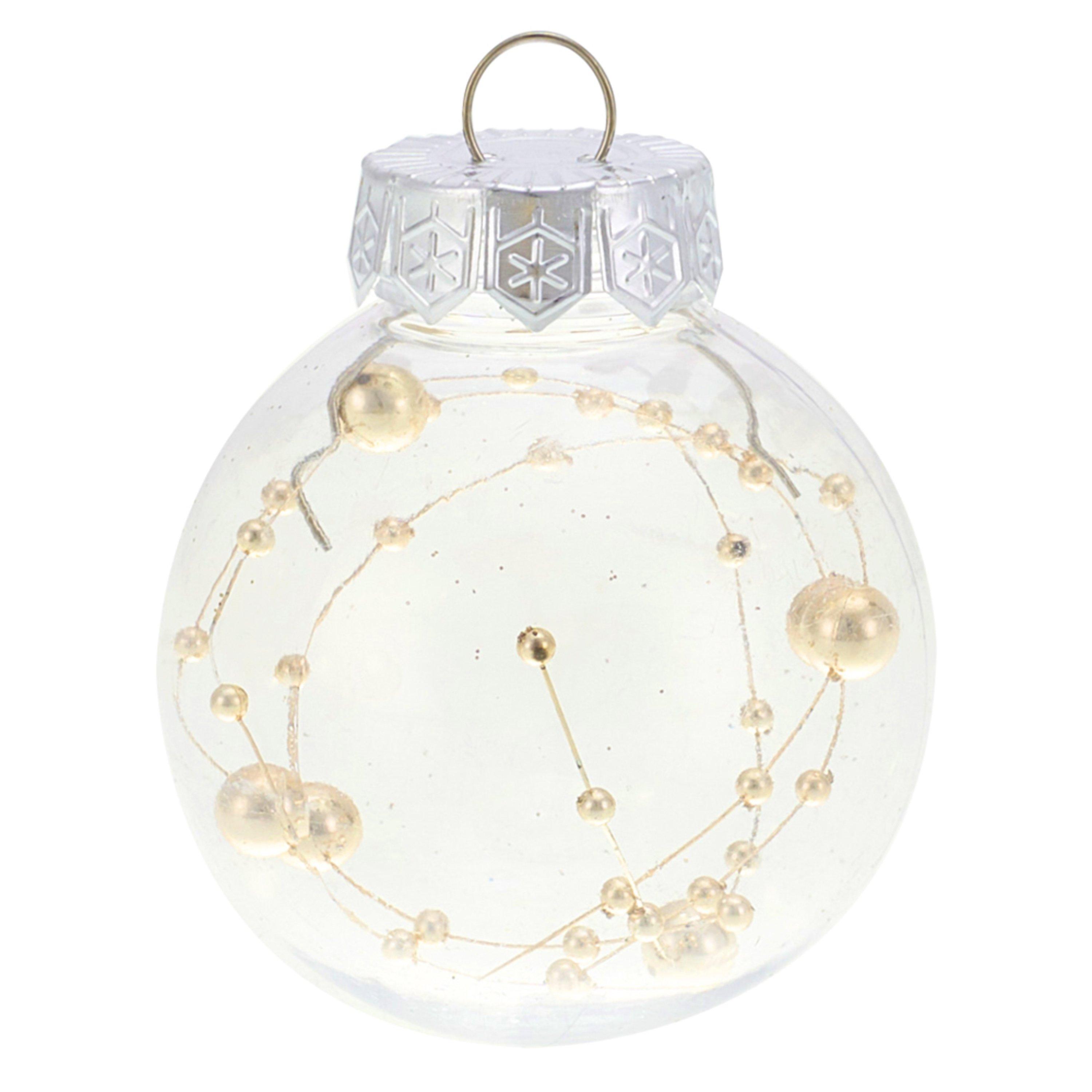 Gold - LIFE IDEAS - Set of 30 Christmas Baubles Christmas Tree - 3