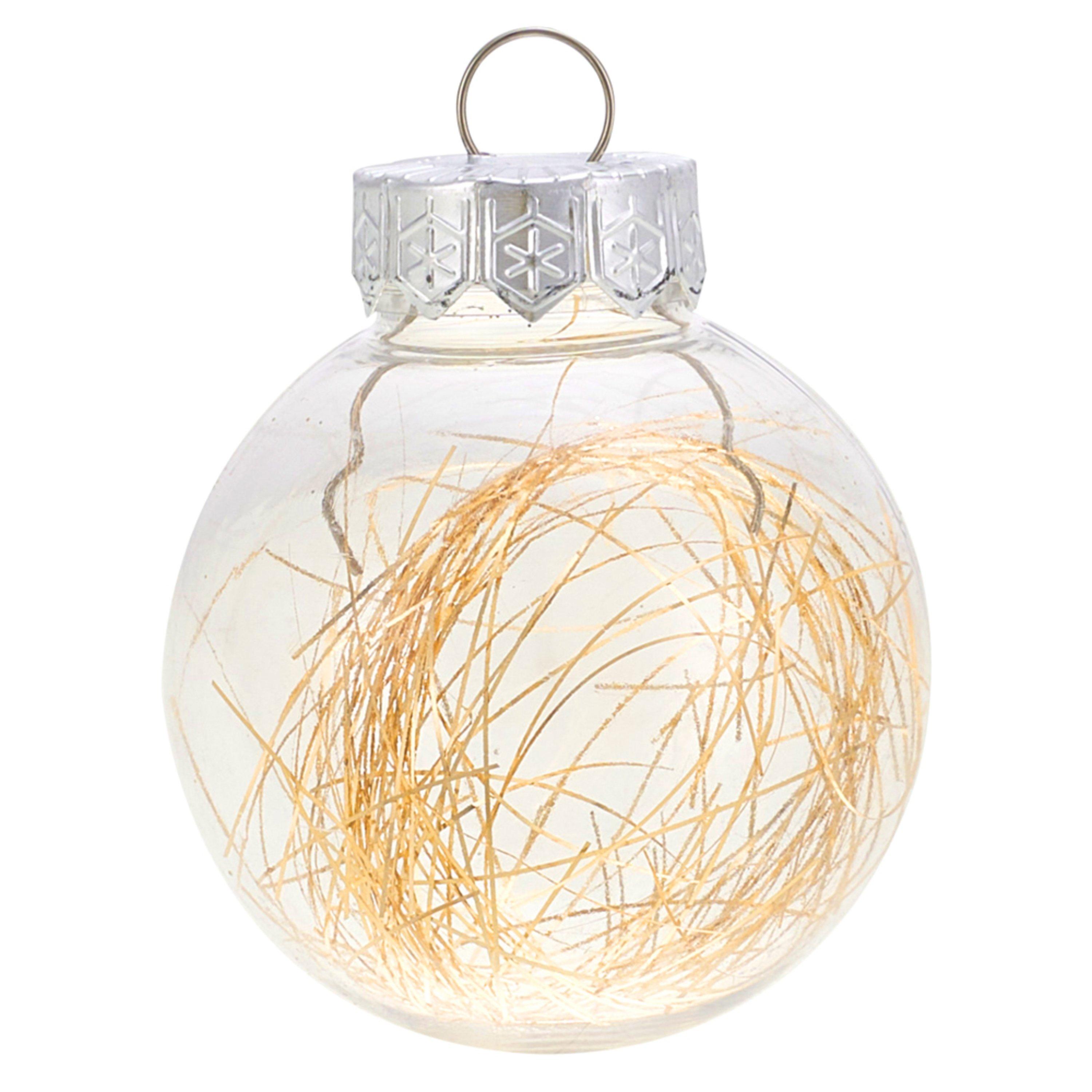 Gold - LIFE IDEAS - Set of 30 Christmas Baubles Christmas Tree - 6