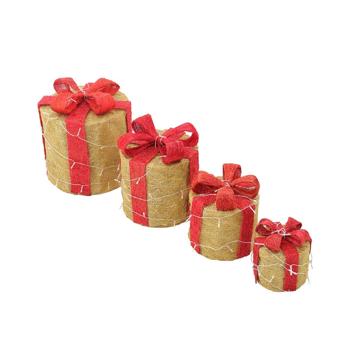 Goldred - LIFE IDEAS - 4Pcs Christmas Gift Box - 4