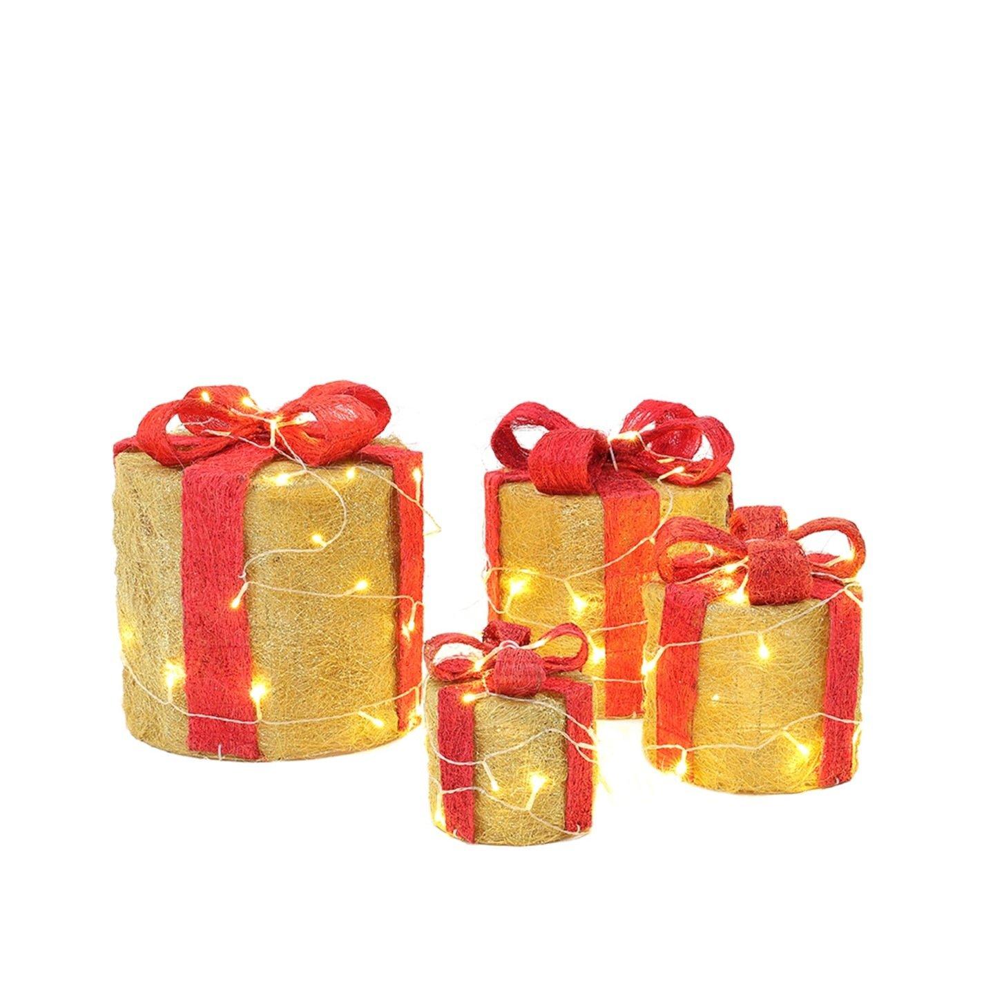 Goldred - LIFE IDEAS - 4Pcs Christmas Gift Box - 5