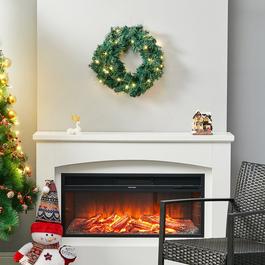 LIFE IDEAS 40cm Green Christmas Wreath
