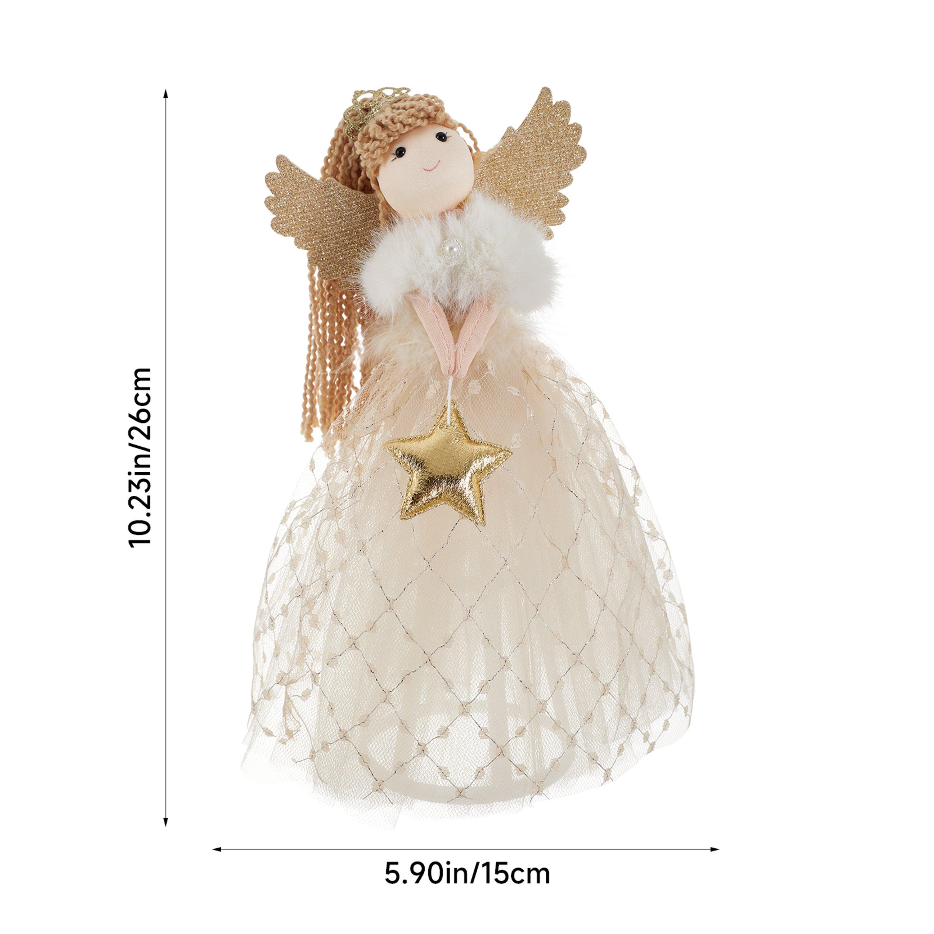 Gold - LIFE IDEAS - Fairy Doll Figurine Ornament - 10
