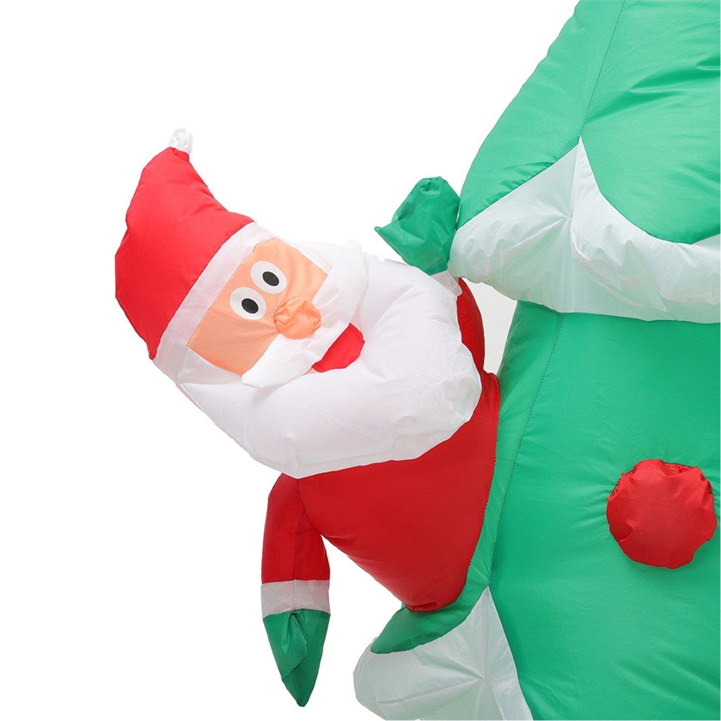 Multi - LIFE IDEAS - Inflatable Xmas Tree Snowman Air Blown - 8
