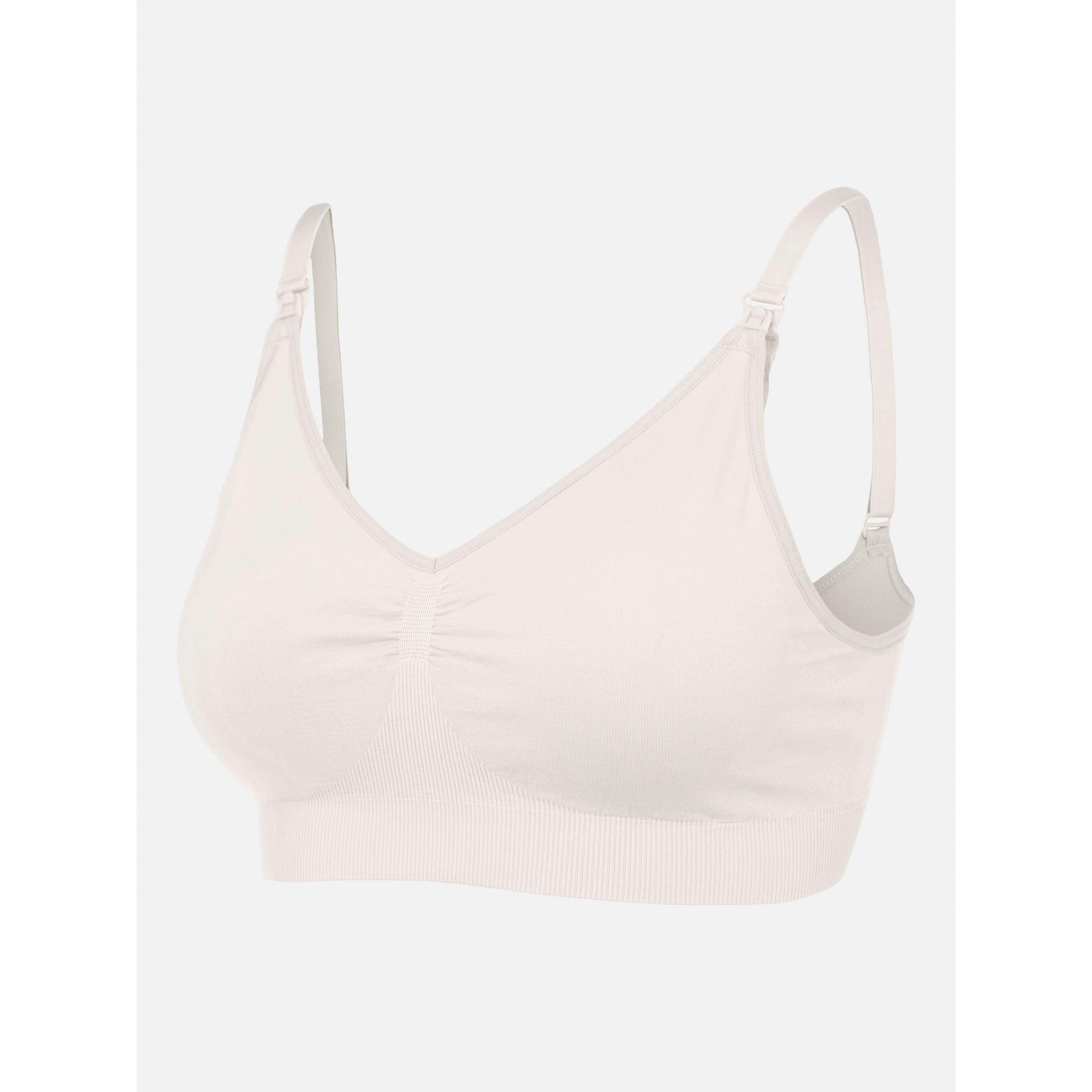 Mamalicious Women's Maternity Nursing Bra - Snow White - L/XL