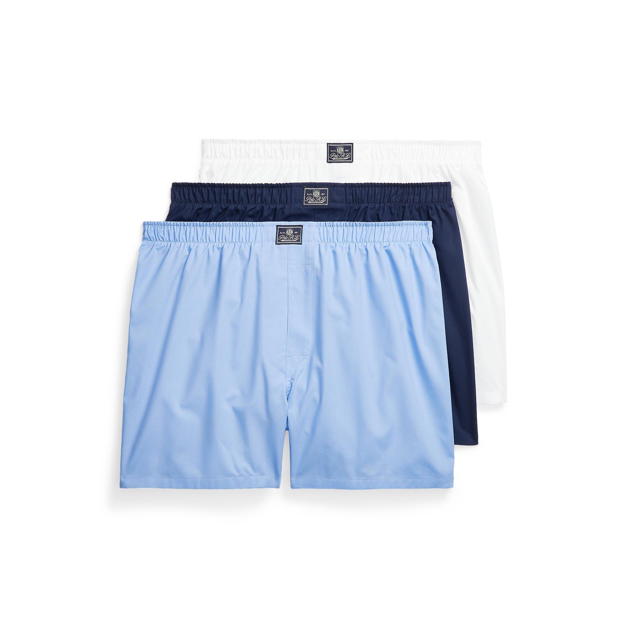 Navy/Blue/Wht - Polo Ralph Lauren - Men's 3 Pack Classic Boxers - 1