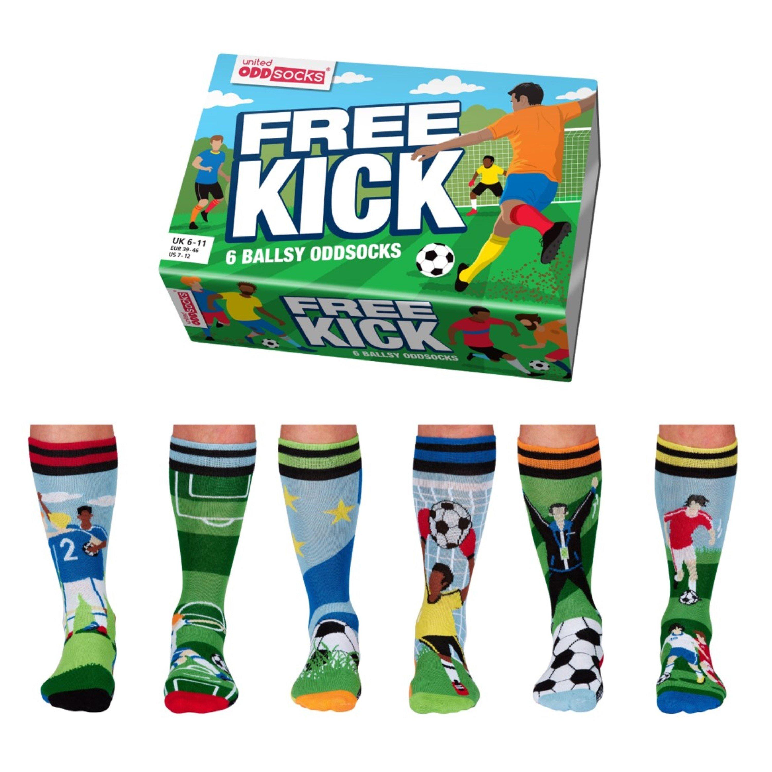 United Oddsocks Men's Free Kick Football Socks - 