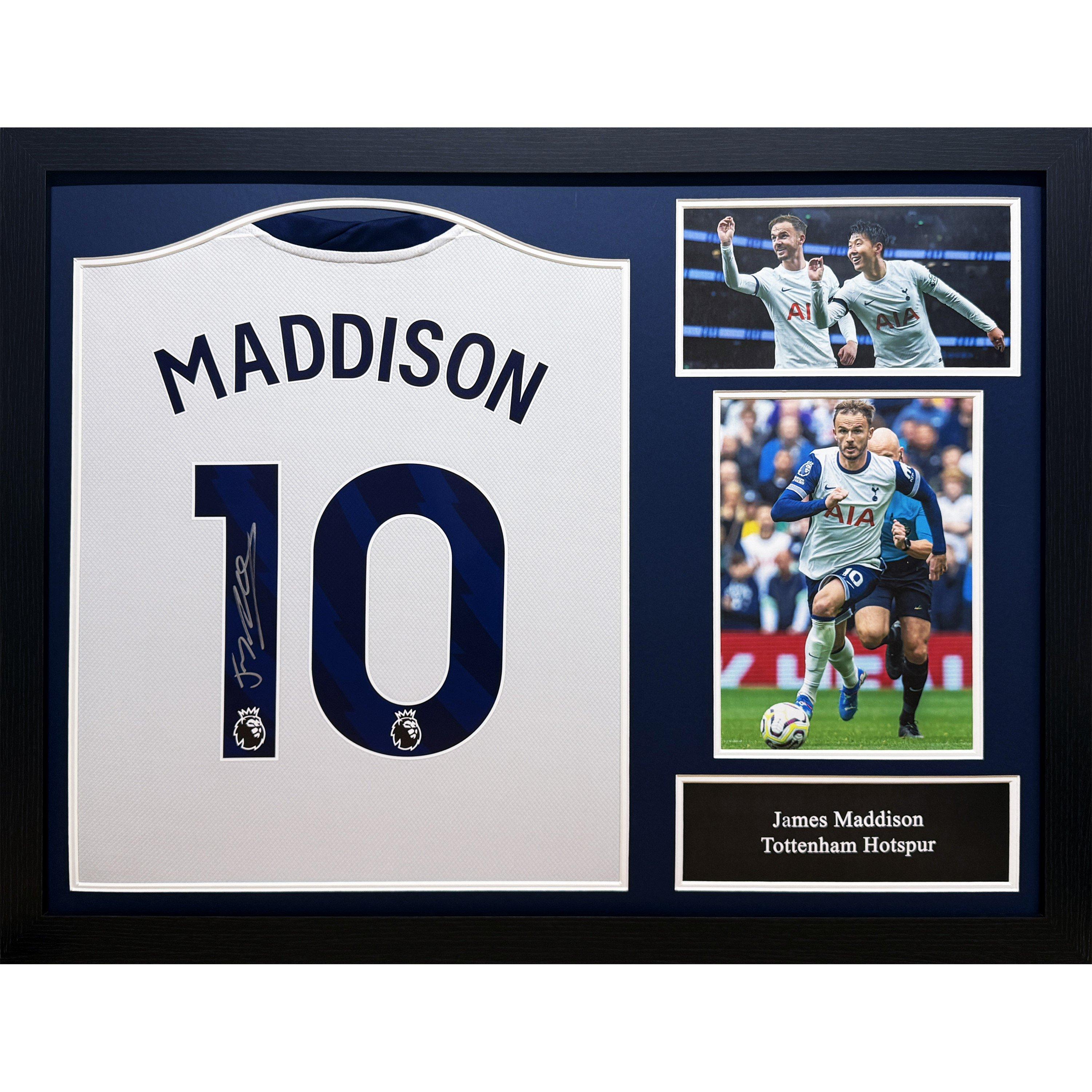 White - AllStarSignings Ltd - James Maddison signed Tottenham Hotspur shirt - 1