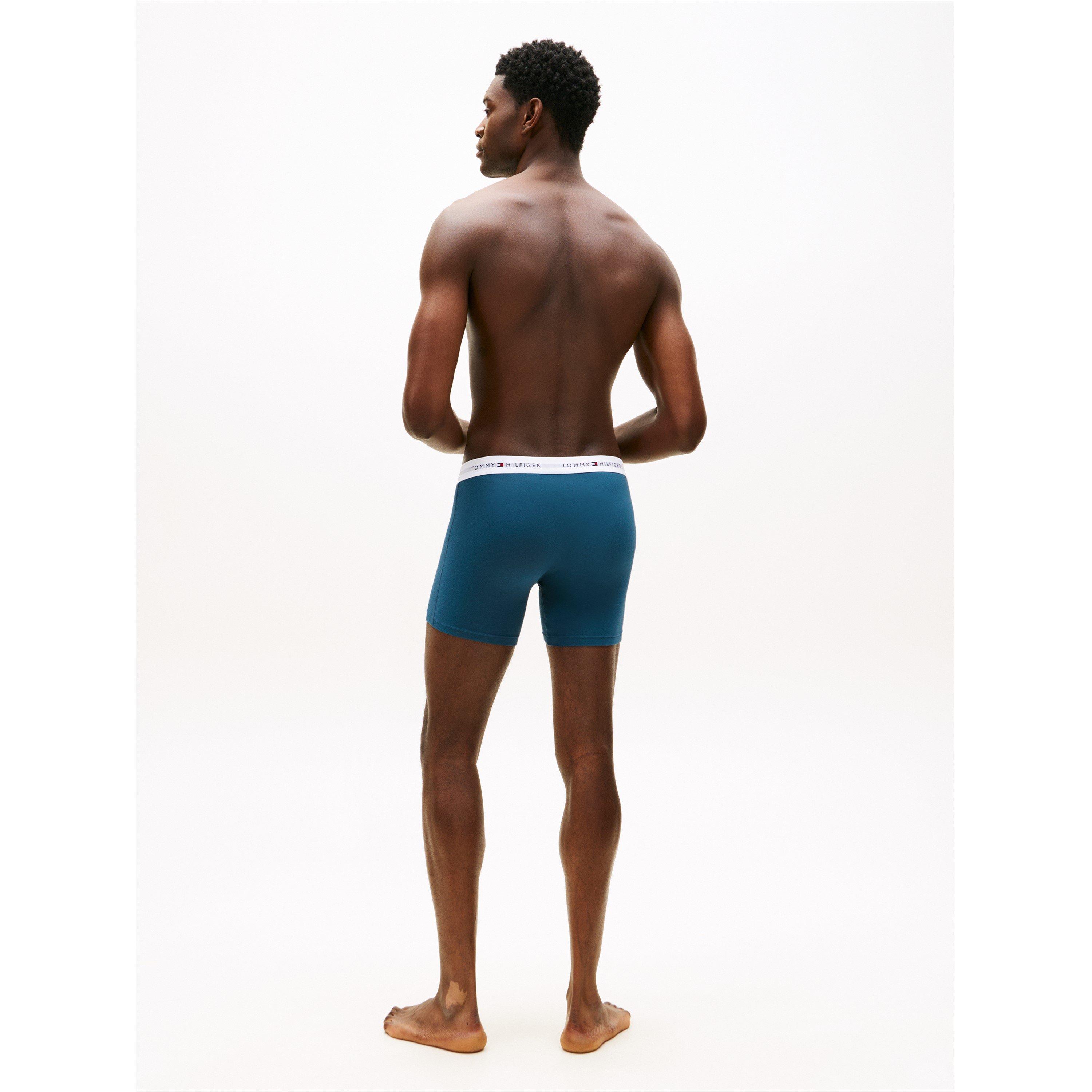 Blk/Blu/Ag Sea - Tommy Hilfiger - 3-Pack Boxer Briefs - 5