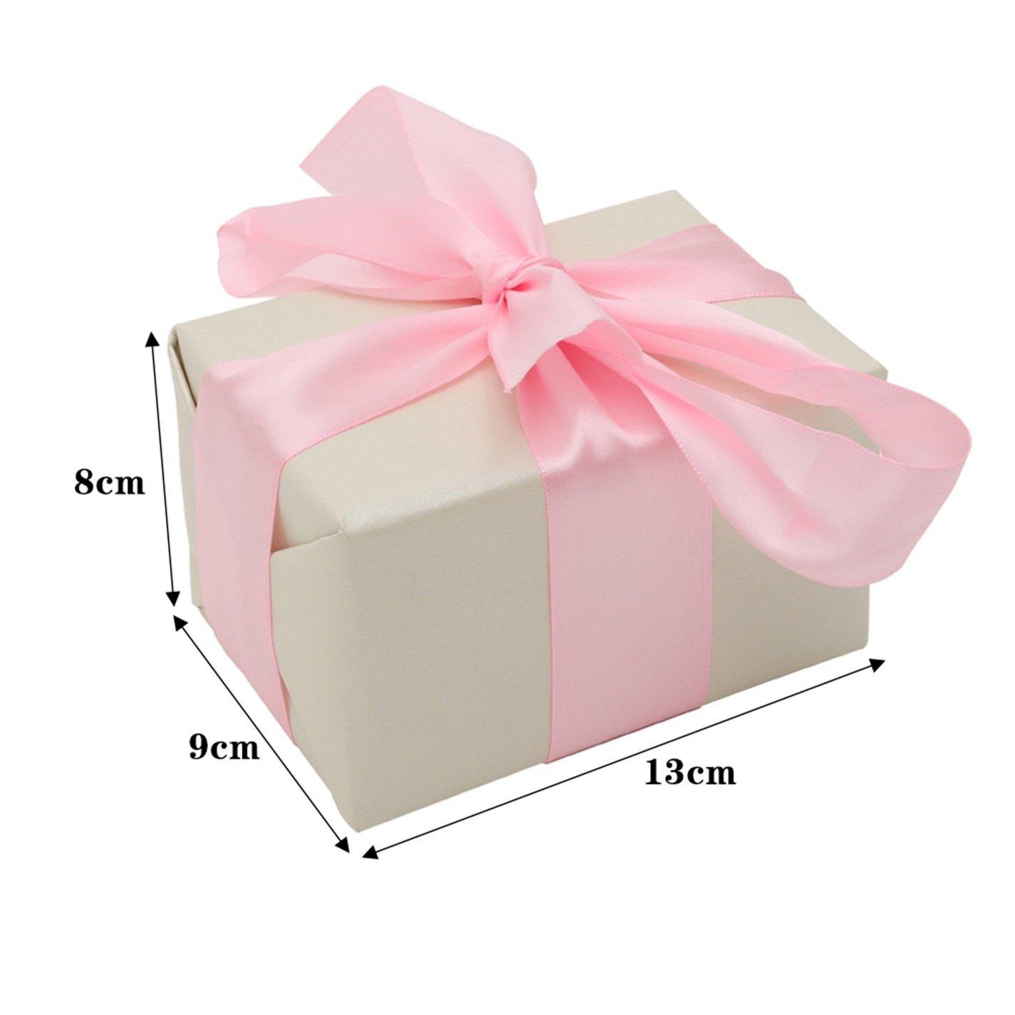 Pink - LIFE IDEAS - 7 Pieces Christmas Decorative Gift Boxes - 7