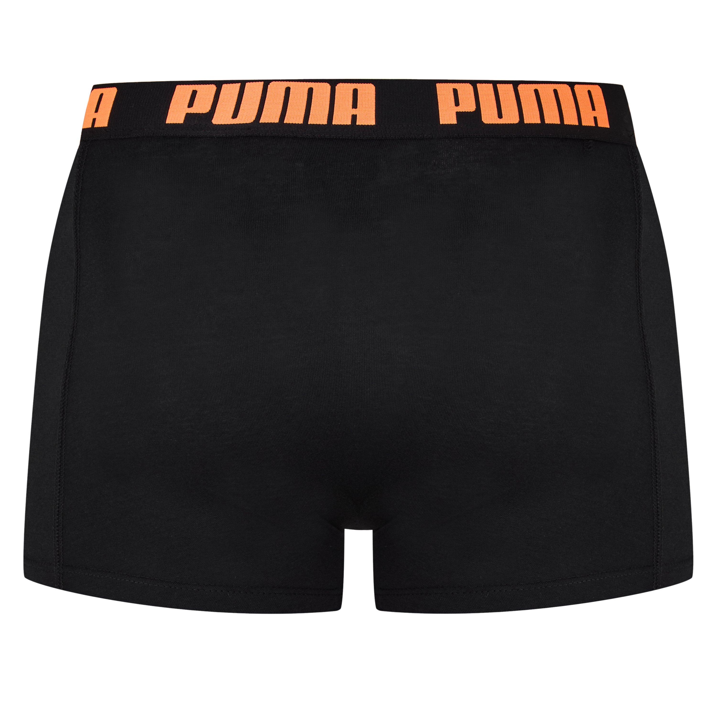 Zwart/Oranje - Puma - 2 Pack Boxers Mens - 4